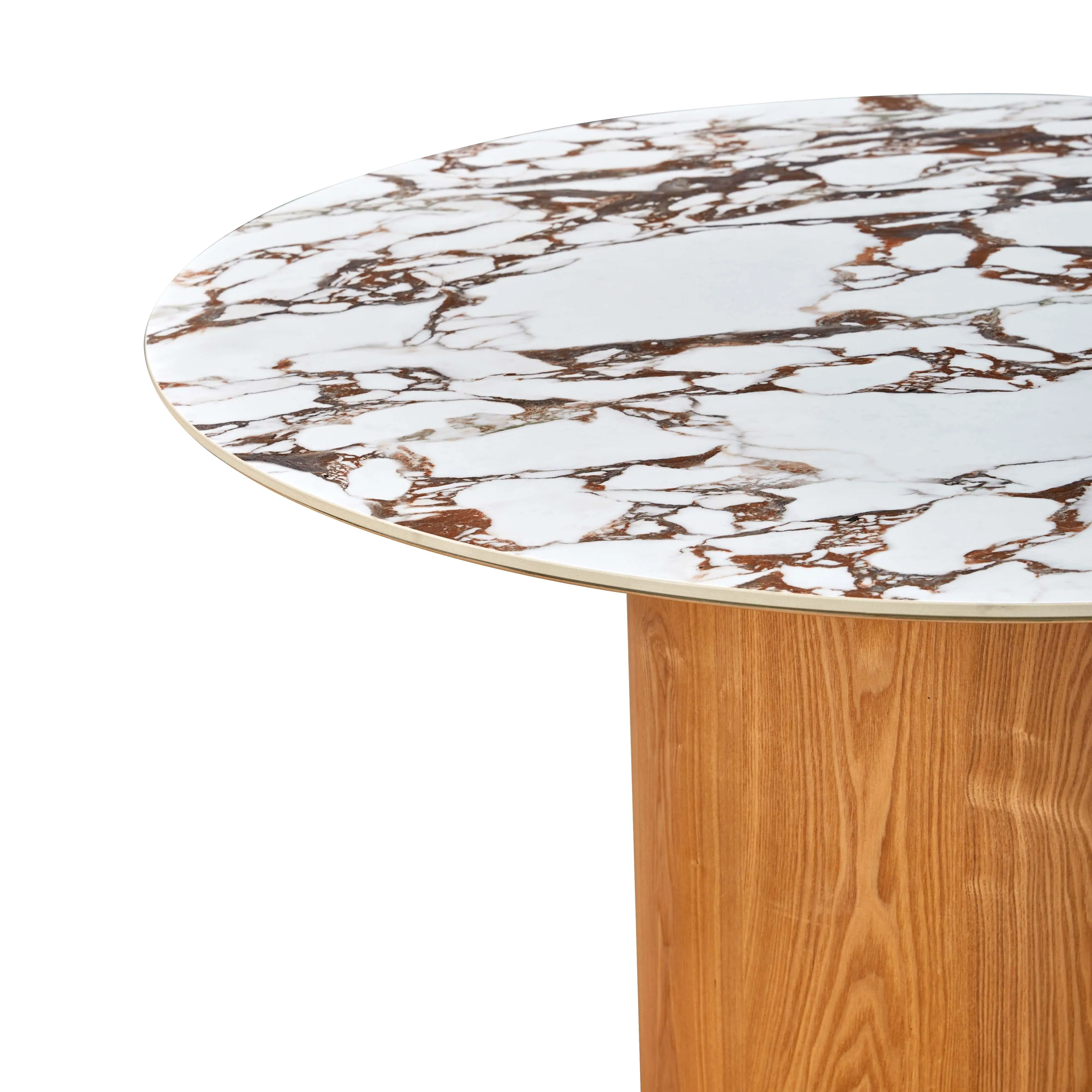 Tamara Marble Ceramic 47" Round Dinette Table - Image 4
