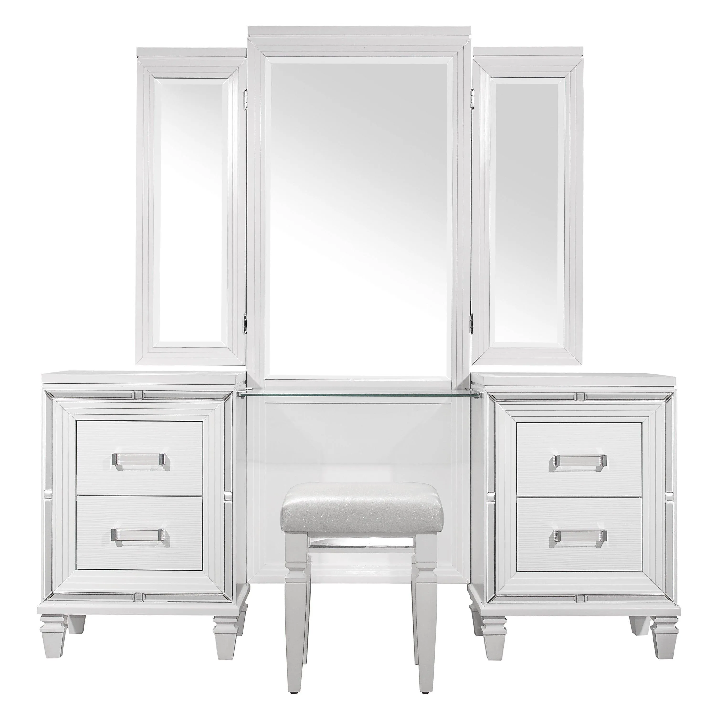 Tamsin White Vanity Set - Image 3