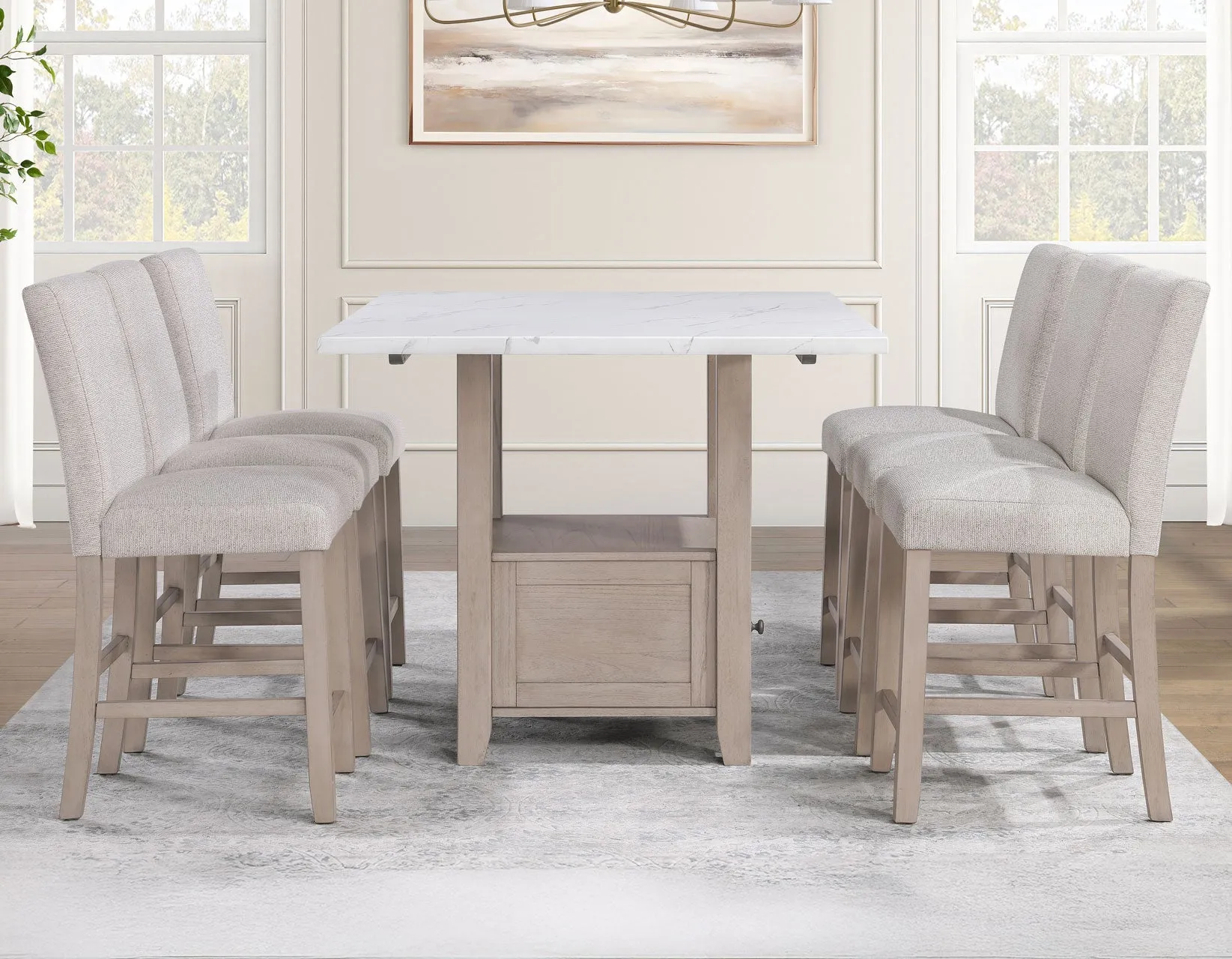 Taylor Tan/Gray 24″ Counter Height Chair - Image 11