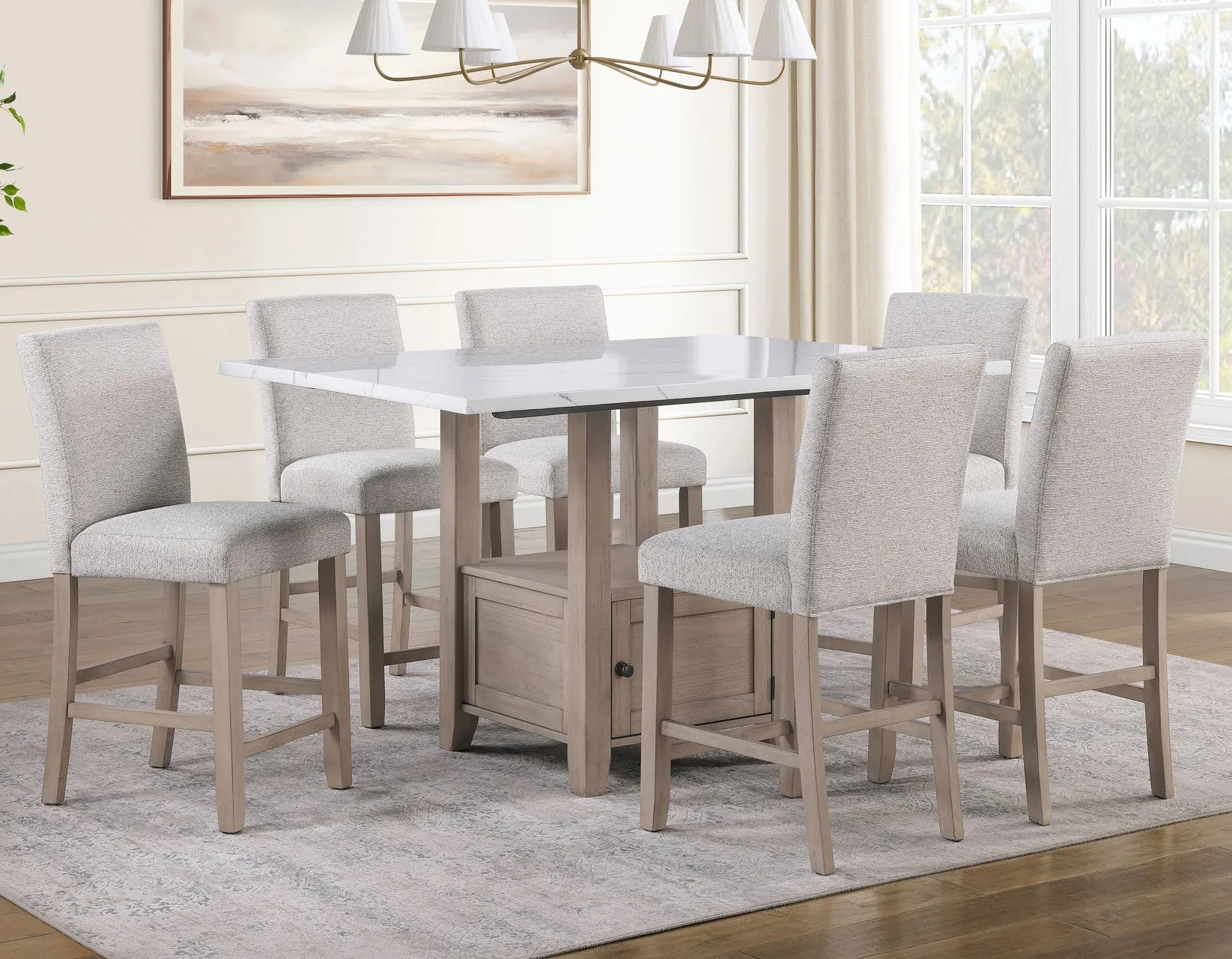 Taylor Tan/Gray 24″ Counter Height Chair - Image 12