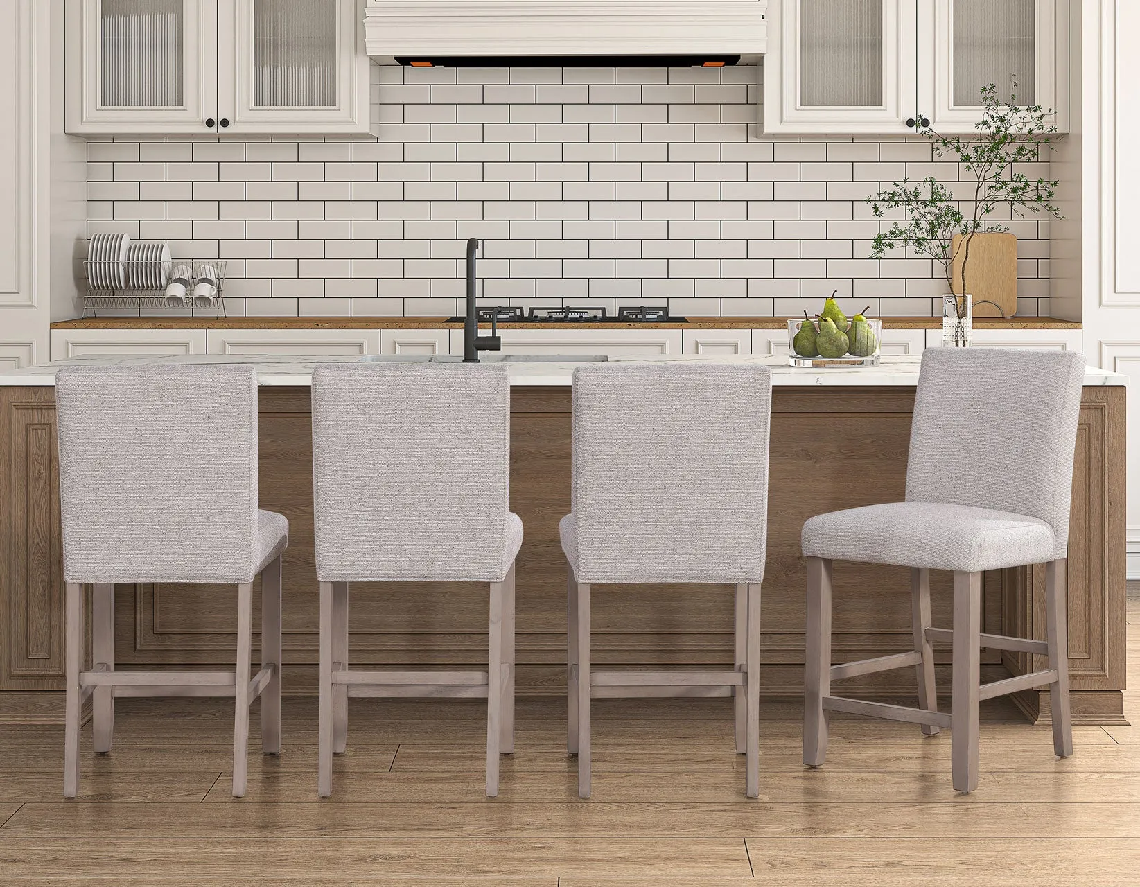 Taylor Tan/Gray 24″ Counter Height Chair - Image 8