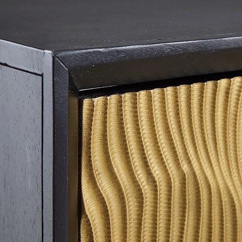 Tayner Black/Gold Finish Accent Cabinet - Image 6