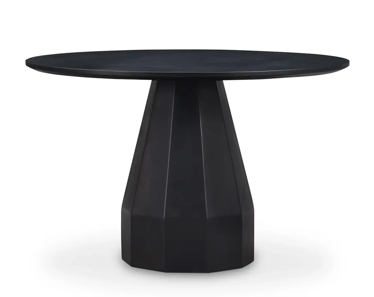 Templo Outdoor Dining Table - Black