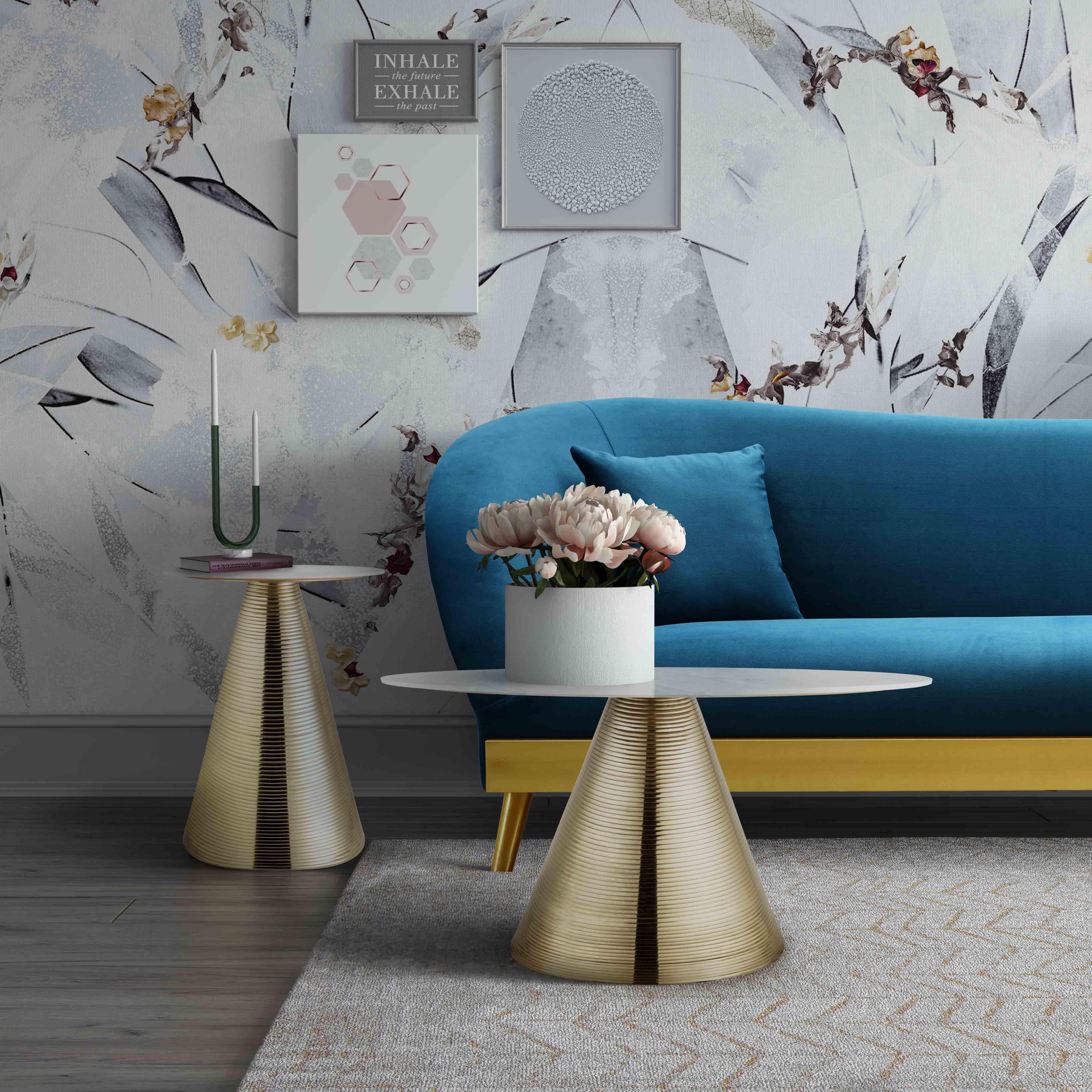 Tempo Marble Side Table - Image 3