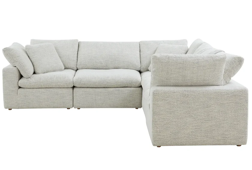 Terra Condo Classic L-Shaped Modular Sectional Coastside Sand - Image 3