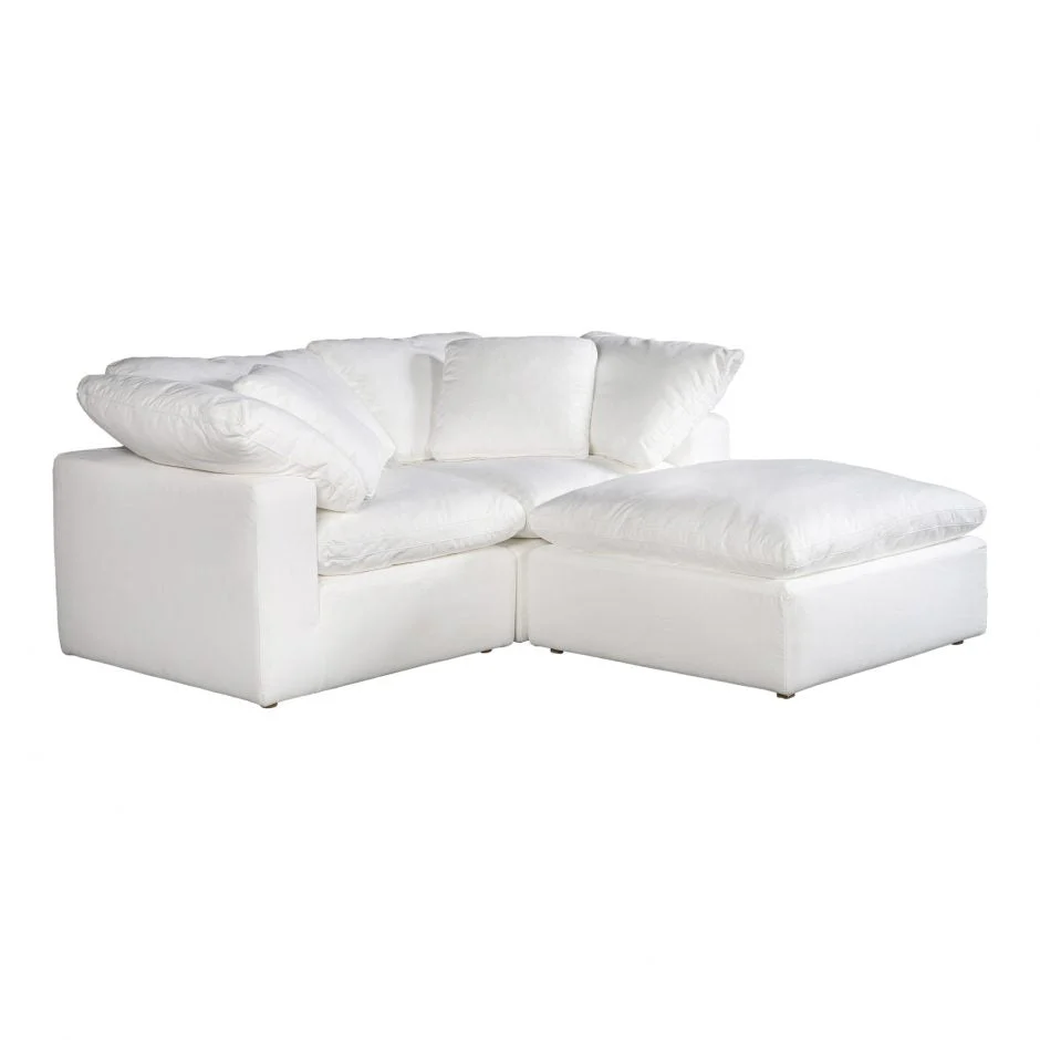 Terra Condo Lounge Modular Sectional Cream White - Image 2