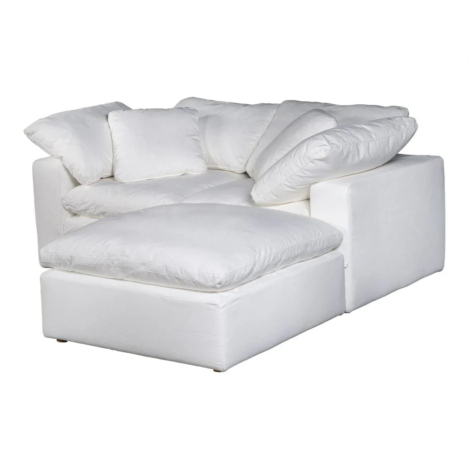 Terra Condo Lounge Modular Sectional Cream White - Image 3