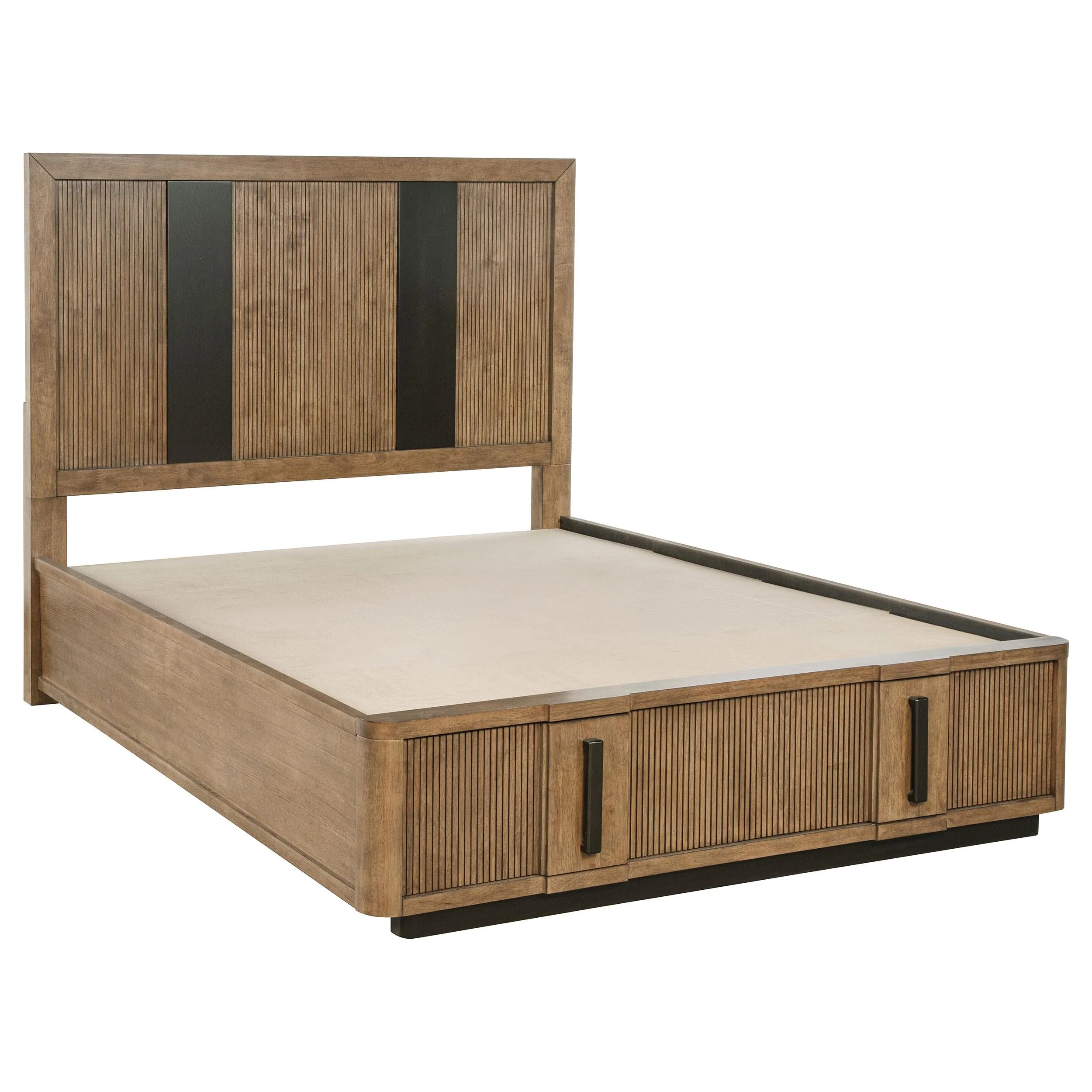 Terrace Ash Brown 2-Drawer Eastern King Storage Bed - Image 9
