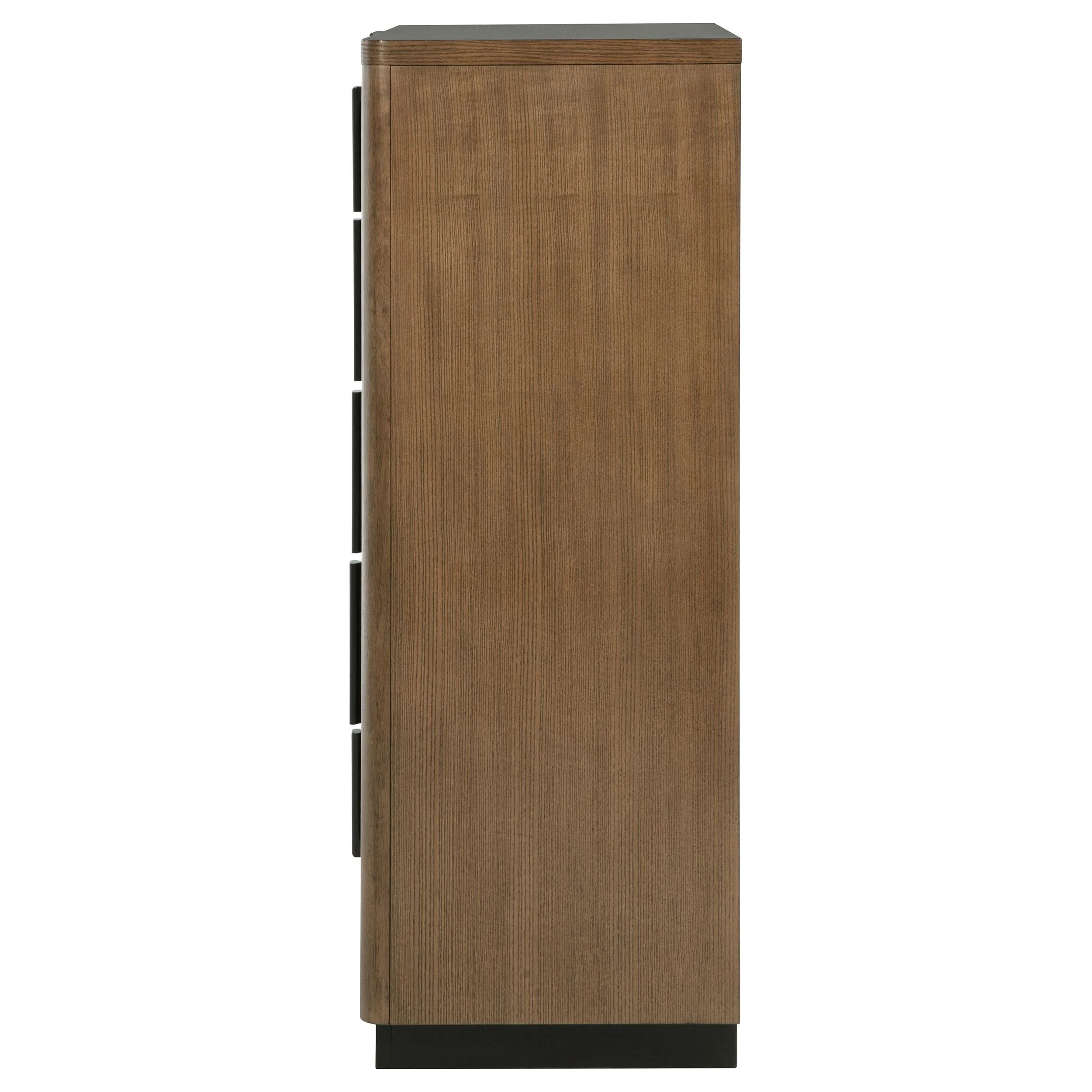 Terrace Ash Brown 5-Drawer Chest - Image 5