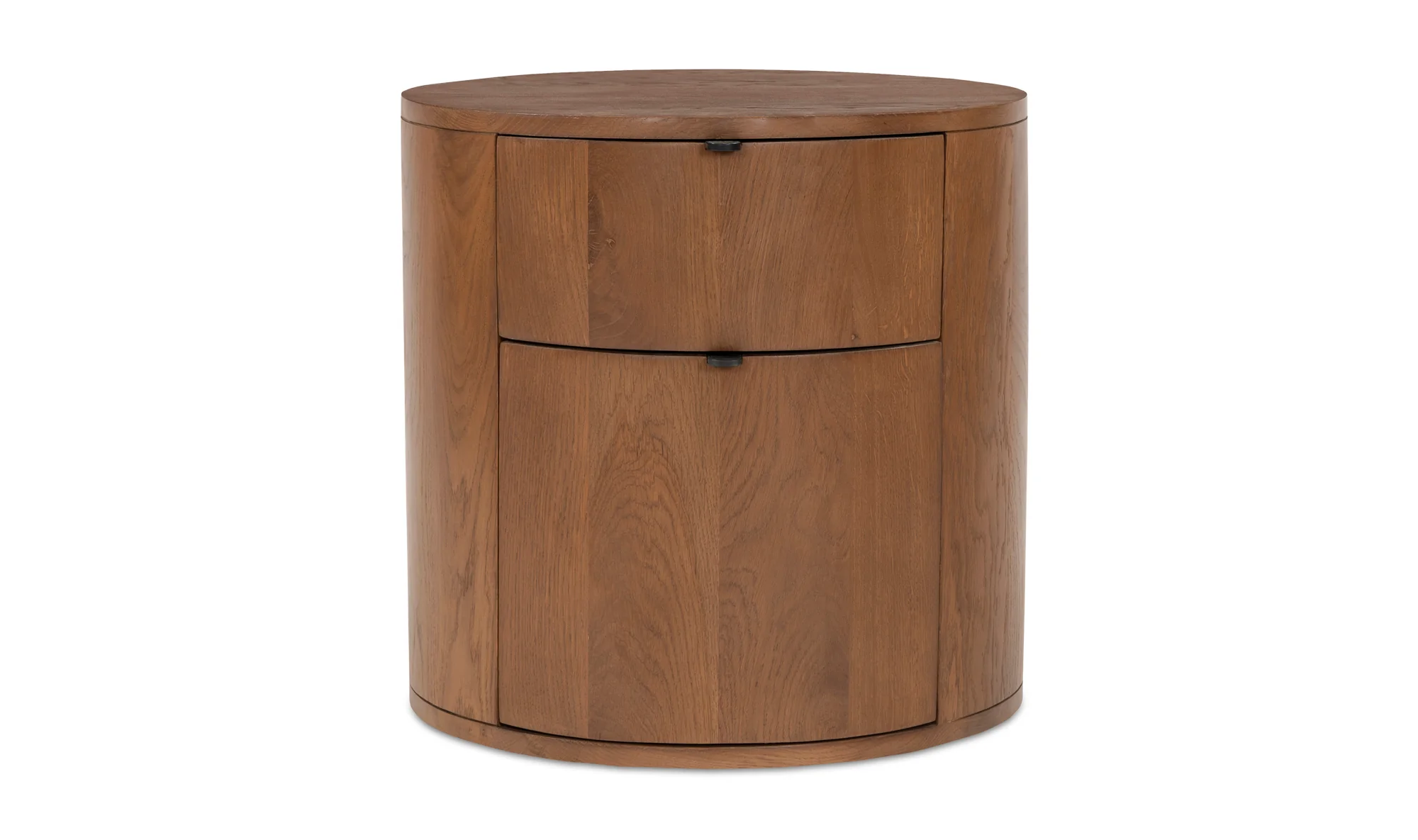 Theo Two Drawer Nightstand Brown