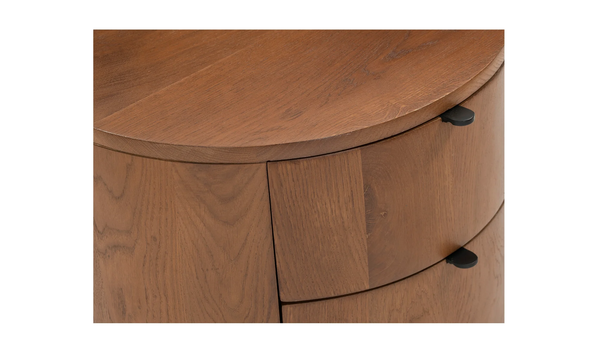 Theo Two Drawer Nightstand Brown - Image 5