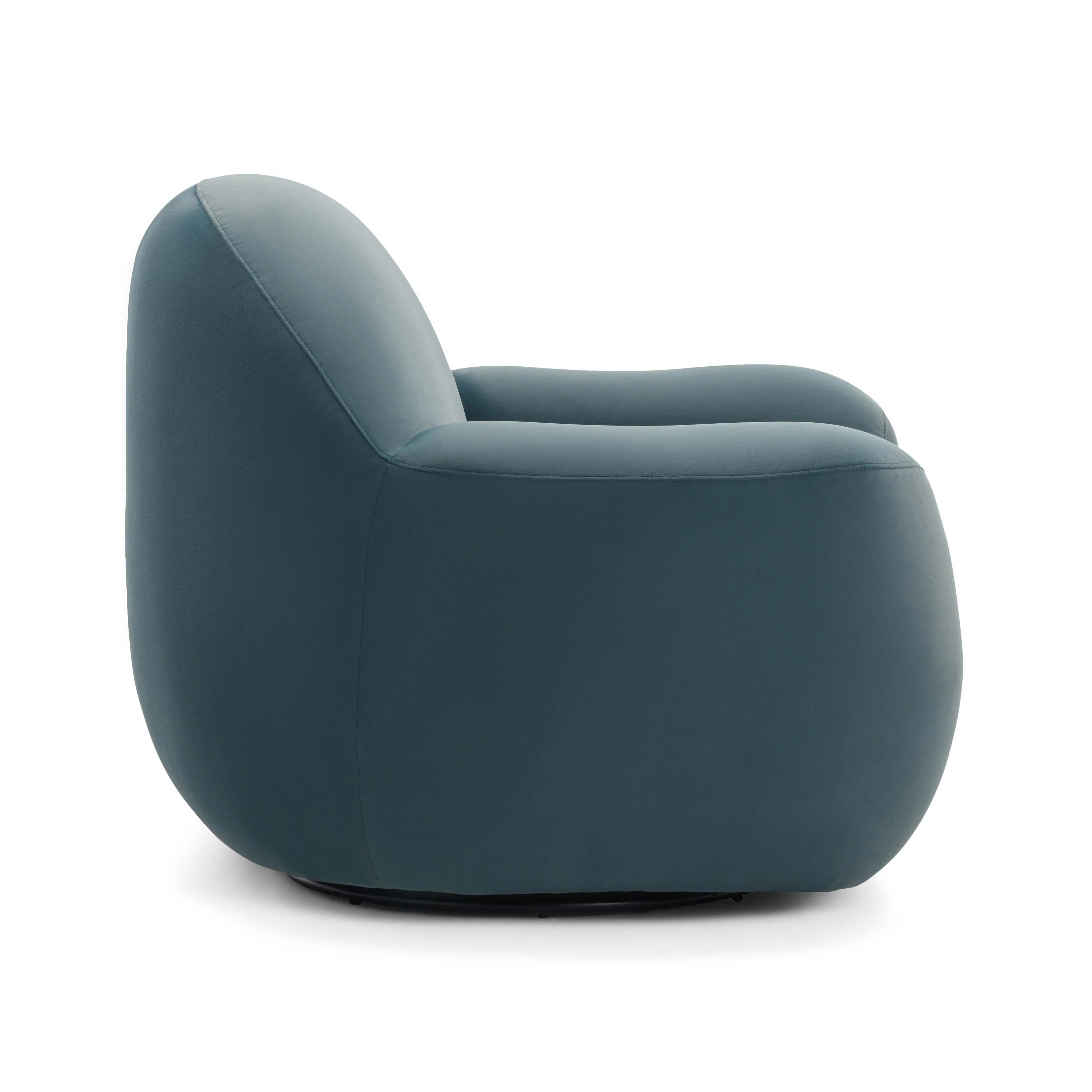 Tiago Performance Velvet Swivel Accent Chair - Image 4