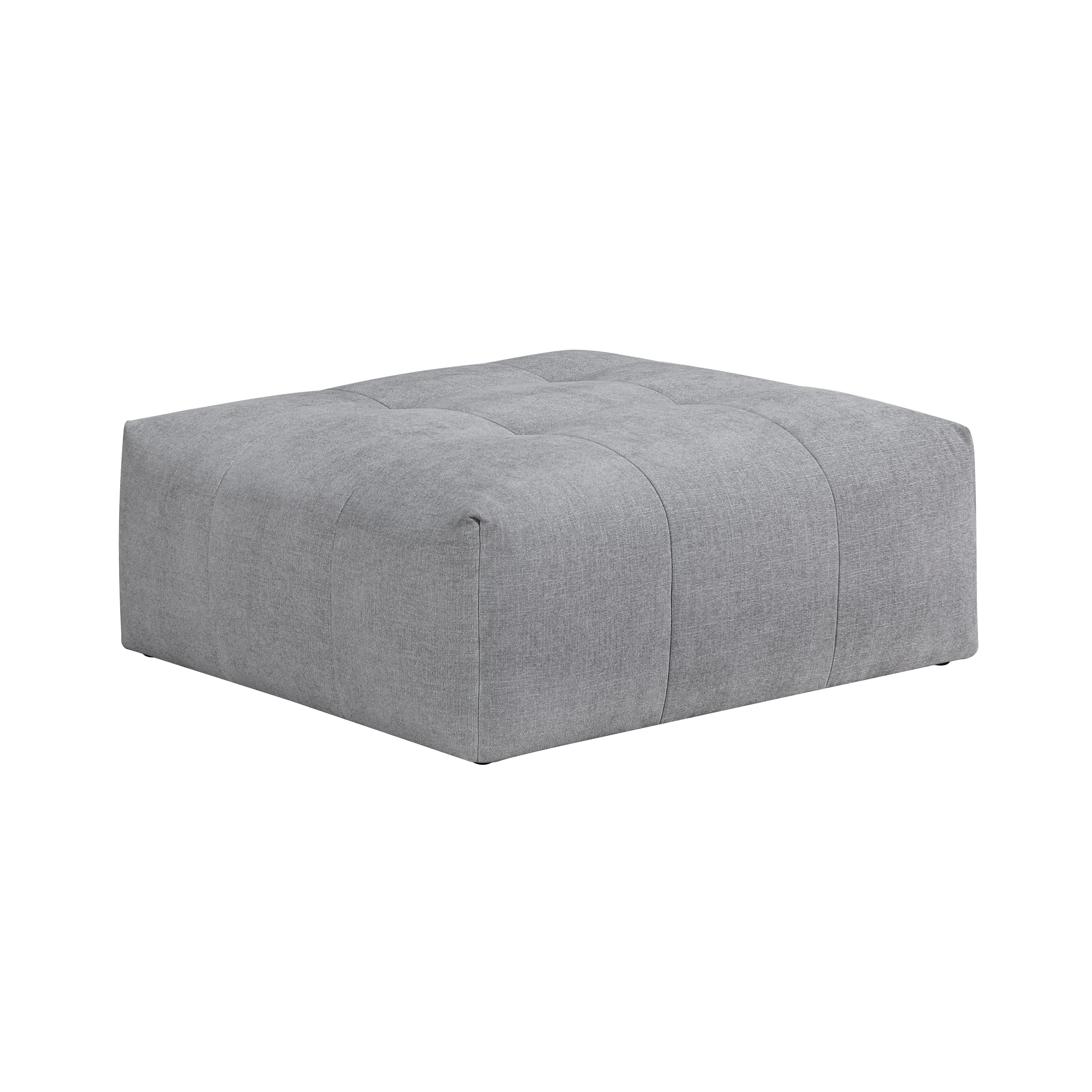 Tidal Gray 6-Piece Modular Sectional with Ottoman - Image 15