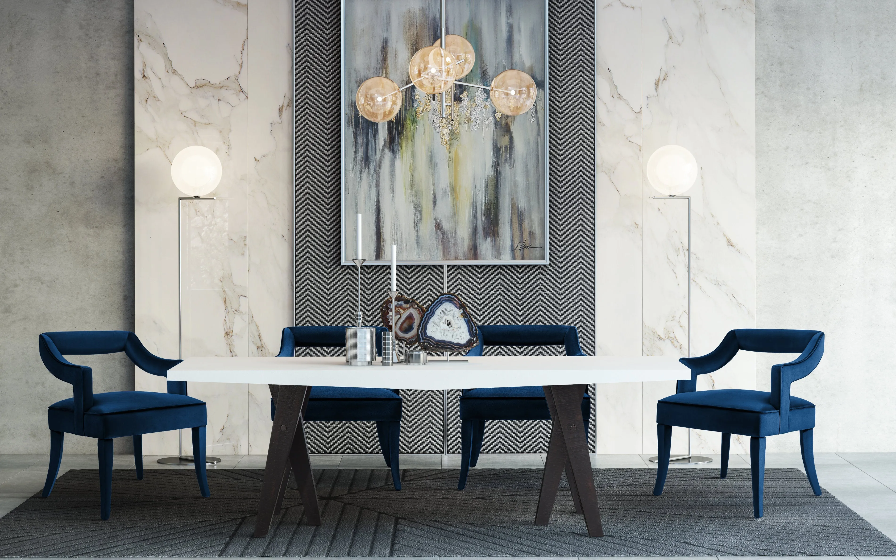 Tiffany Velvet Chair - Image 16
