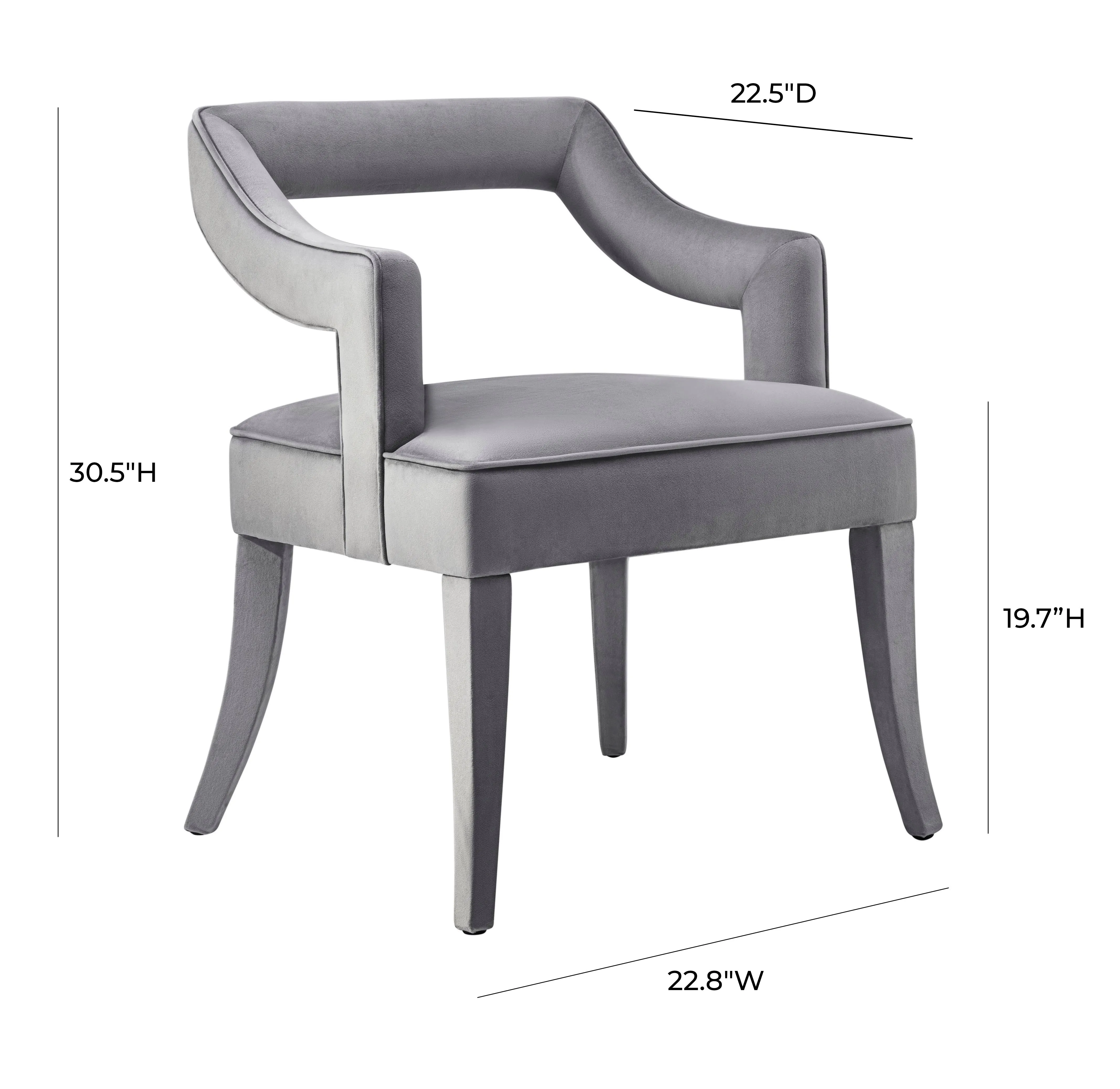 Tiffany Velvet Chair - Image 7