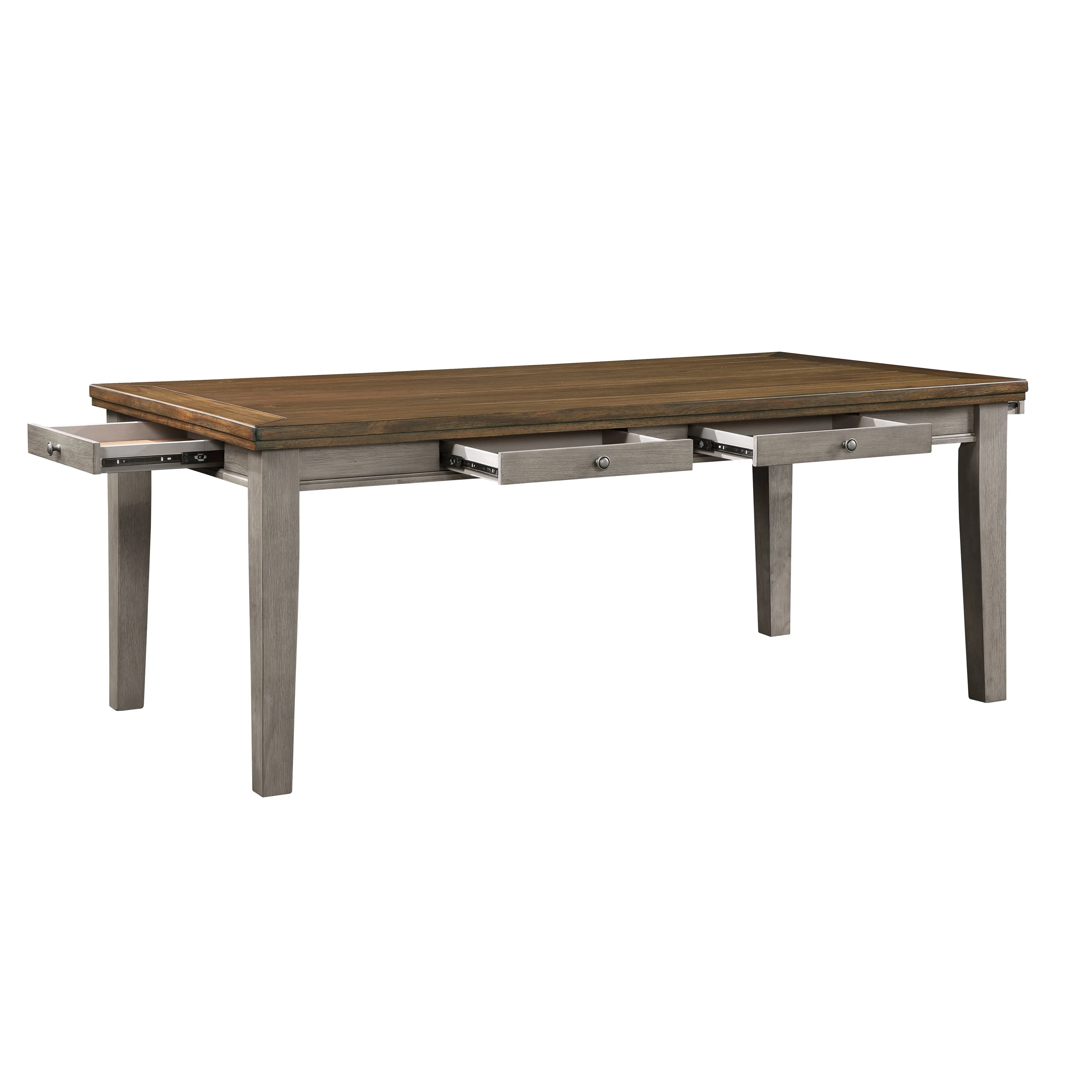 Tigard Cherry/Gray Dining Table - Image 5