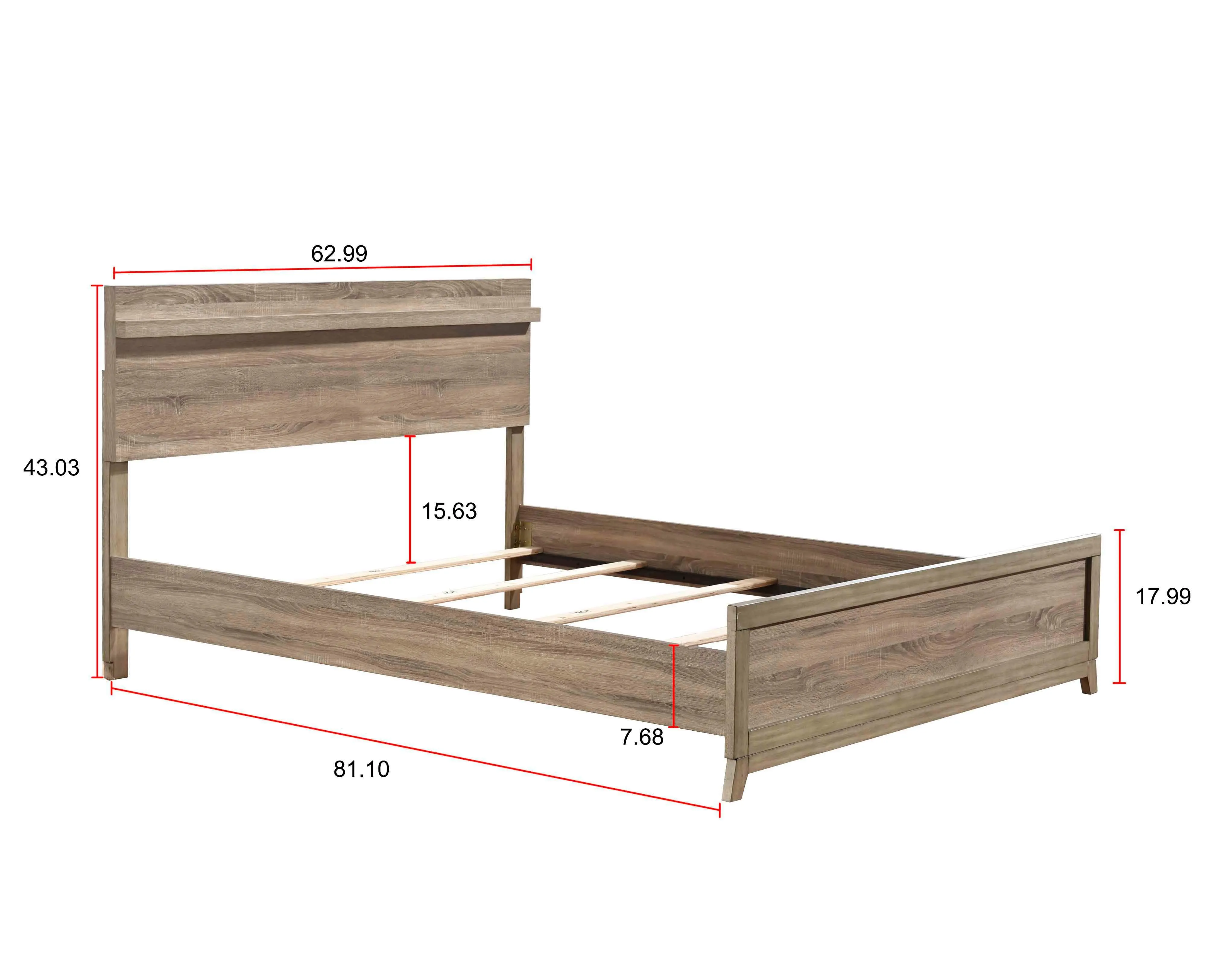 Tilston Natural Queen Panel Bed - Image 5