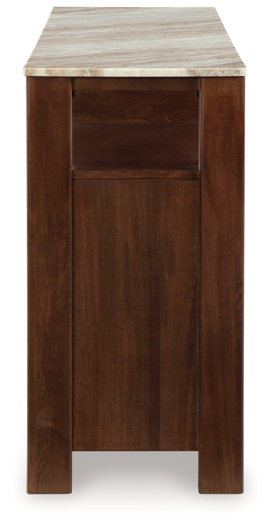 Tobinville Dark Brown Accent Cabinet - Image 5