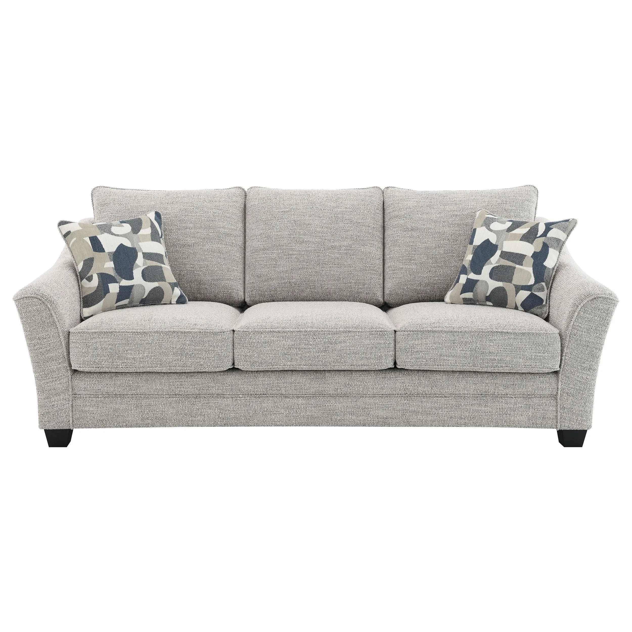 Tomkins 2-piece Boucle Upholstered Sofa Set Light Grey - Image 4