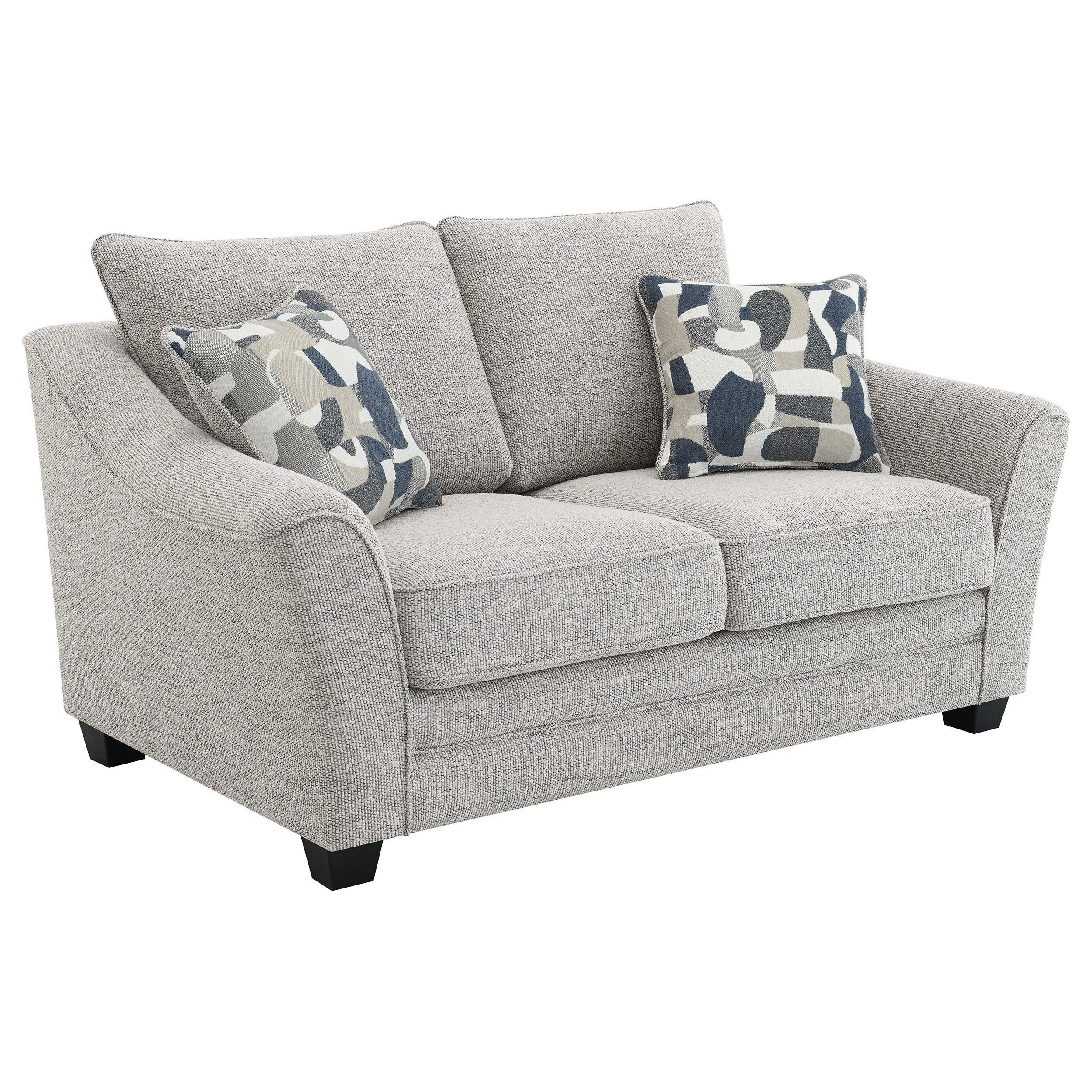 Tomkins 2-piece Boucle Upholstered Sofa Set Light Grey - Image 7