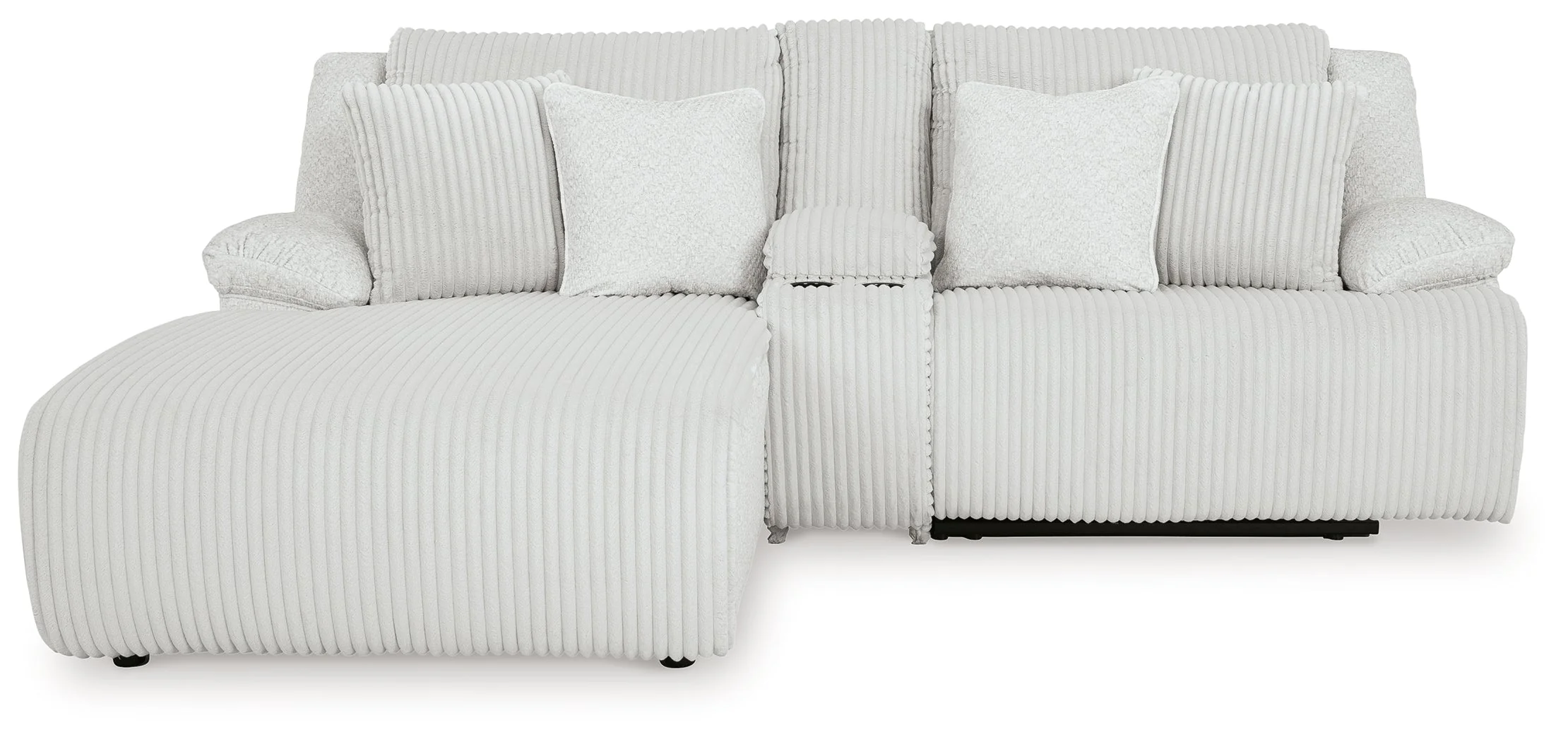 Top Tier Alloy 3-Piece Reclining Sectional with LAF Chaise - Image 4