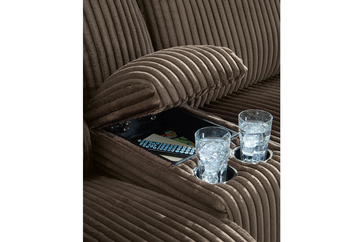 Top Tier Chocolate 6-Piece Reclining Modular Sectional with (LAF) Chaise - Image 5
