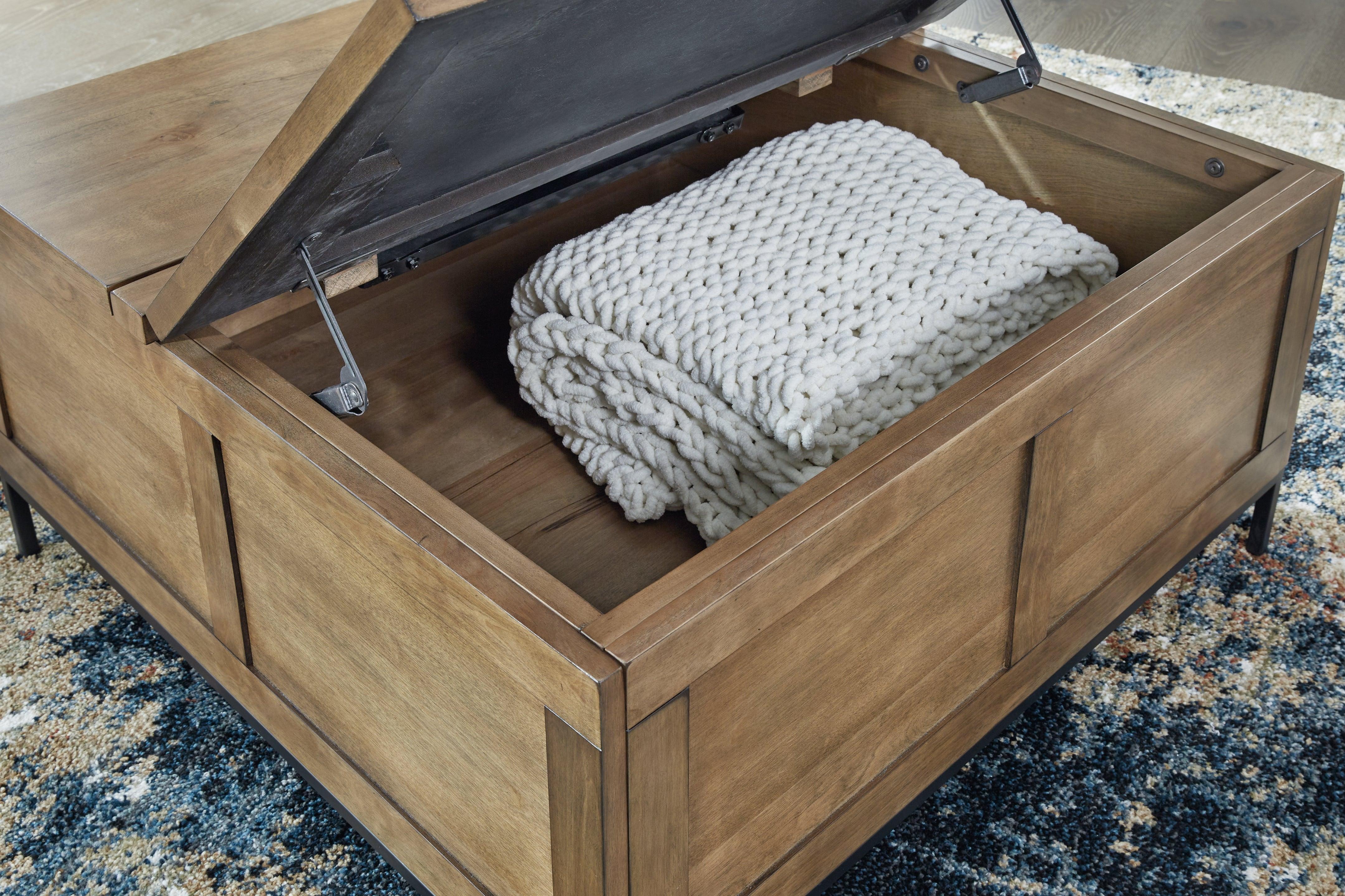 Torlanta Brown Lift-Top Coffee Table - Image 8