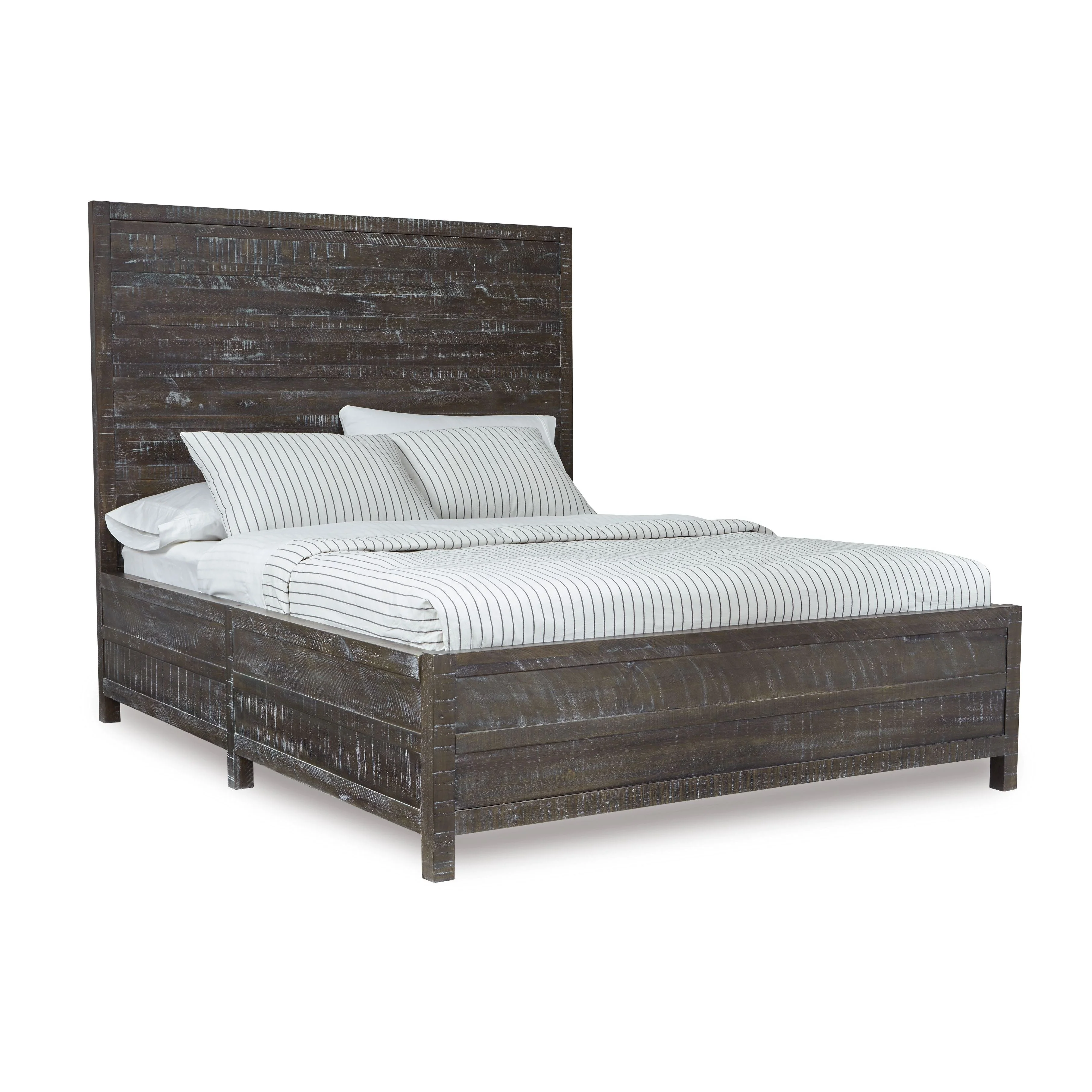 Townsend Solid Wood California King Low-Profile Bed in Gunmetal - Image 4