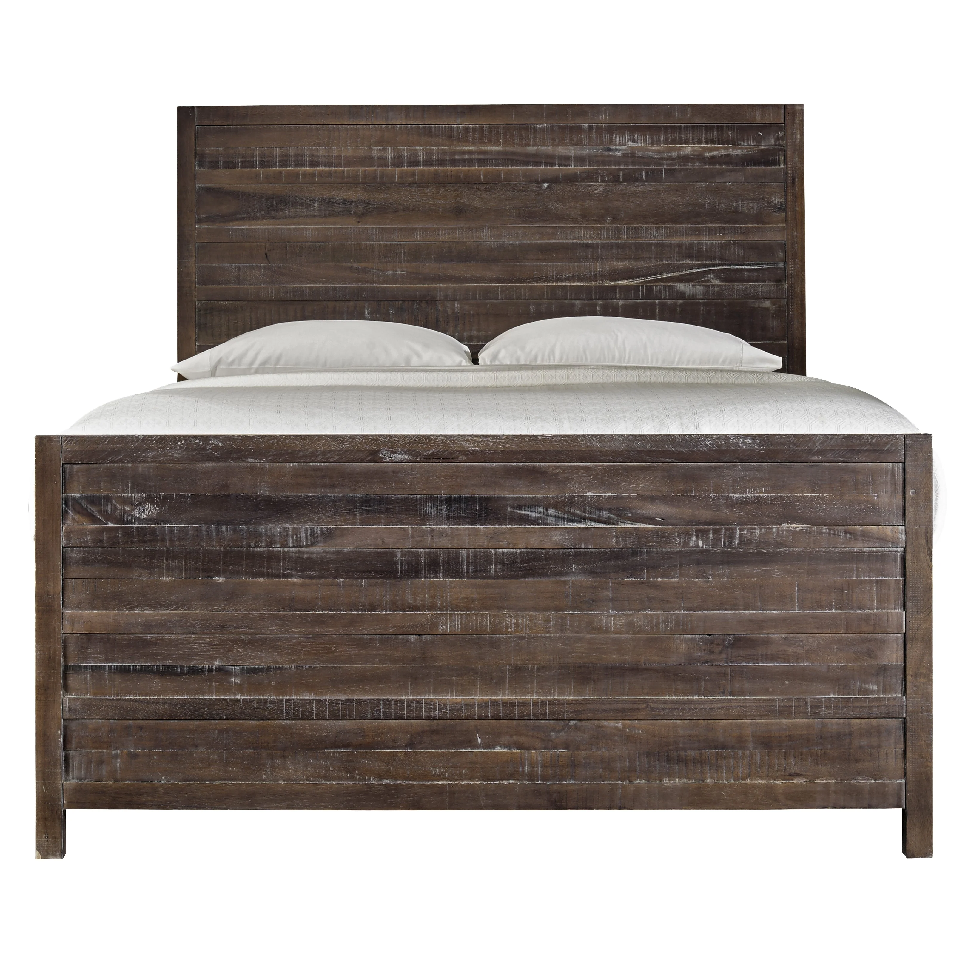 Townsend Solid Wood Eastern King Storage Bed in Java - Image 5