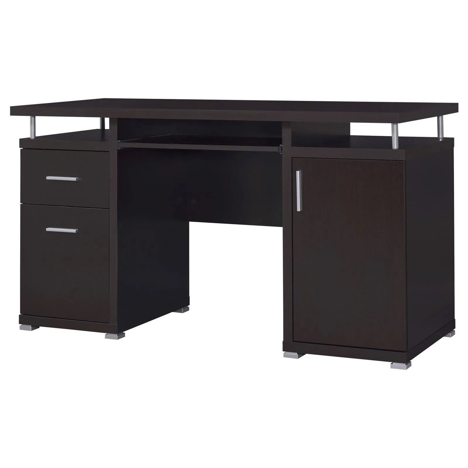 Tracy Cappuccino 2-Drawer Computer Desk - Image 5