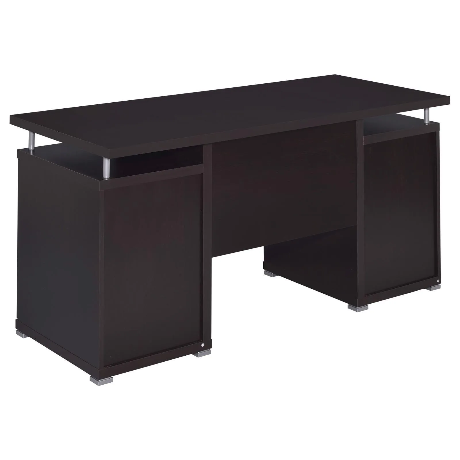 Tracy Cappuccino 2-Drawer Computer Desk - Image 7