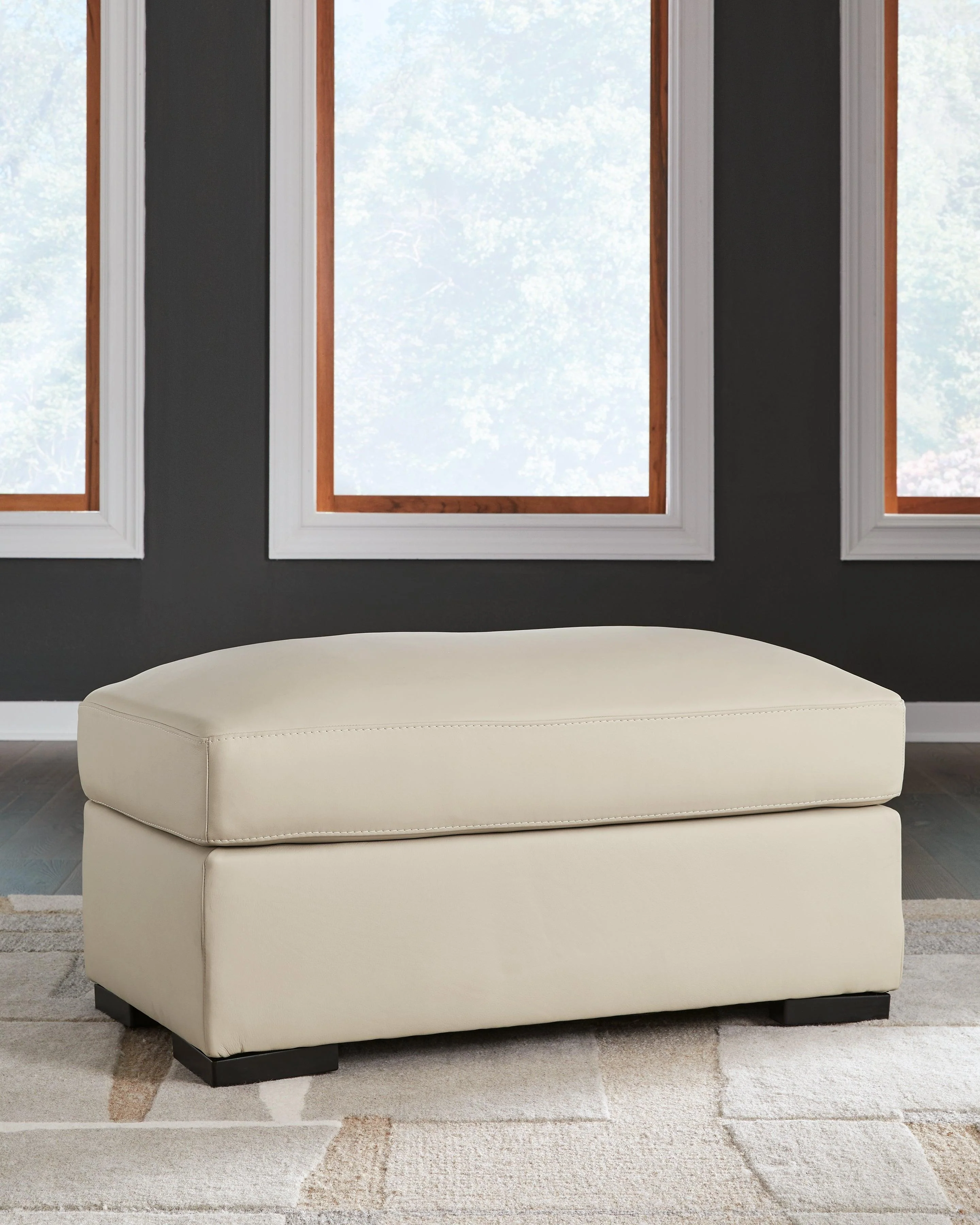 Treasure Trove Almond Ottoman