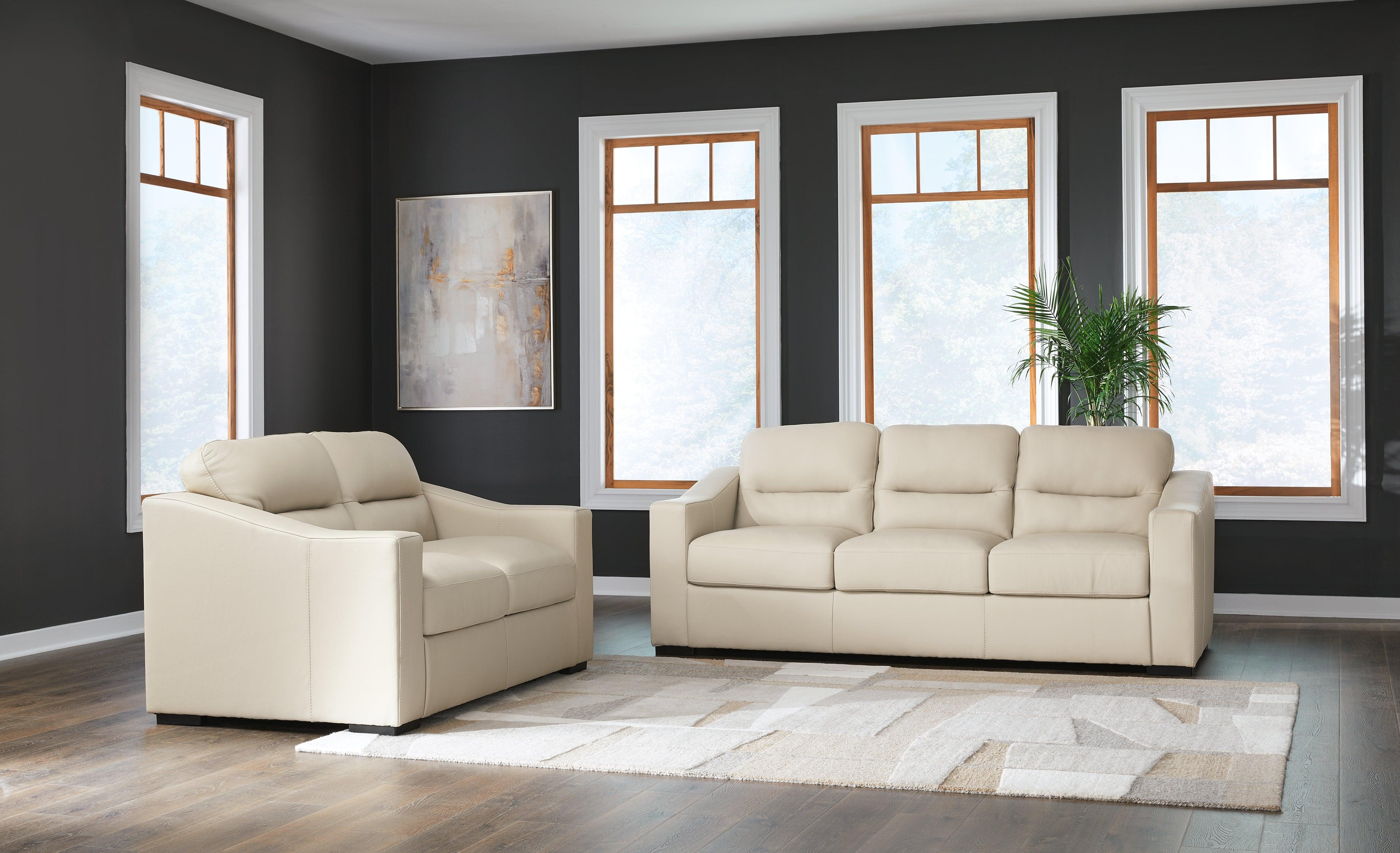 Treasure Trove Almond Sofa and Loveseat - Image 2