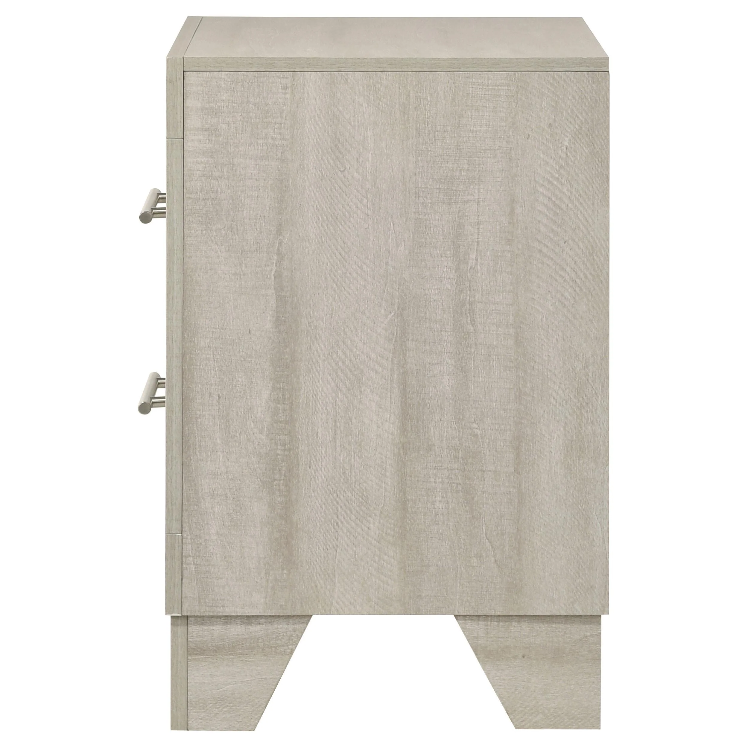 Trenton Rustic Cream 2-Drawer Nightstand - Image 5