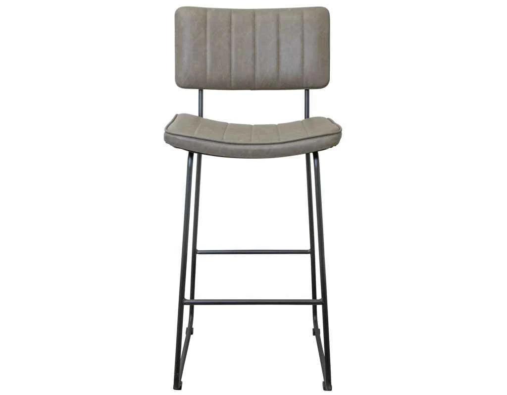 Tribeca Gray 30″ Commercial Grade Bar Stool - Image 6