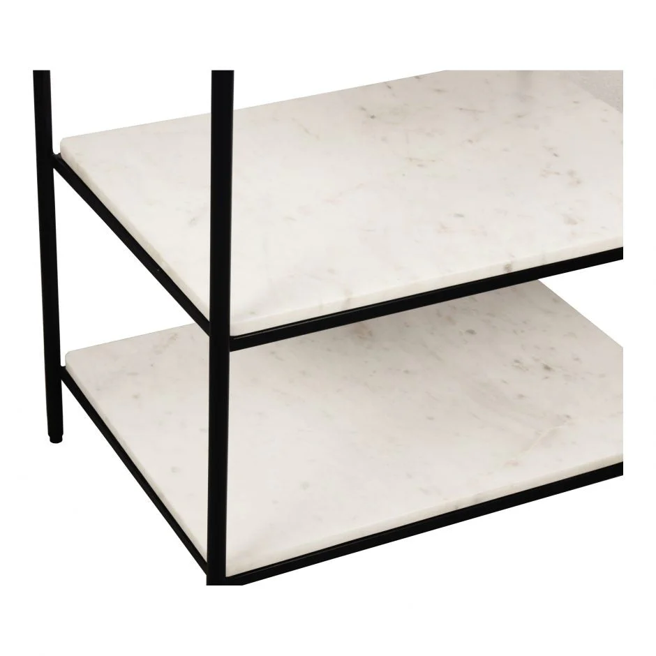 Trine Nightstand White Marble - Image 4