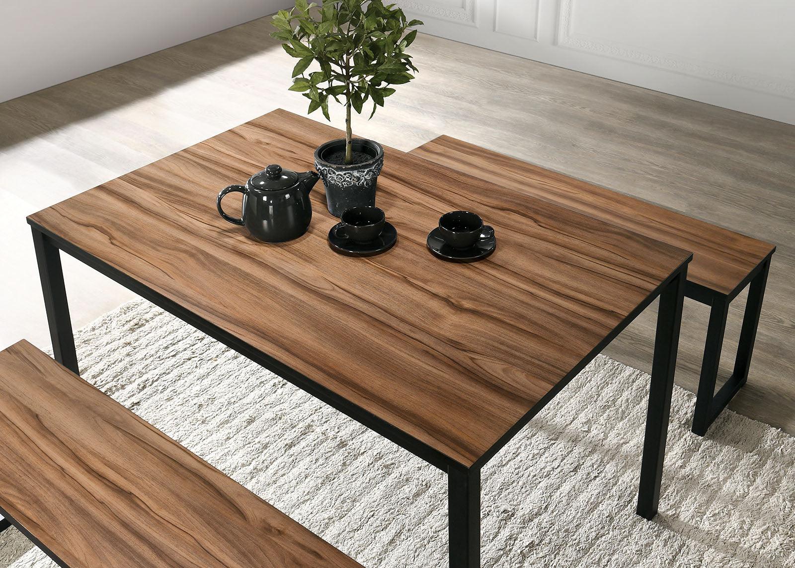 Tripoli Walnut/Black 3 Pc. Dining Set - Image 3