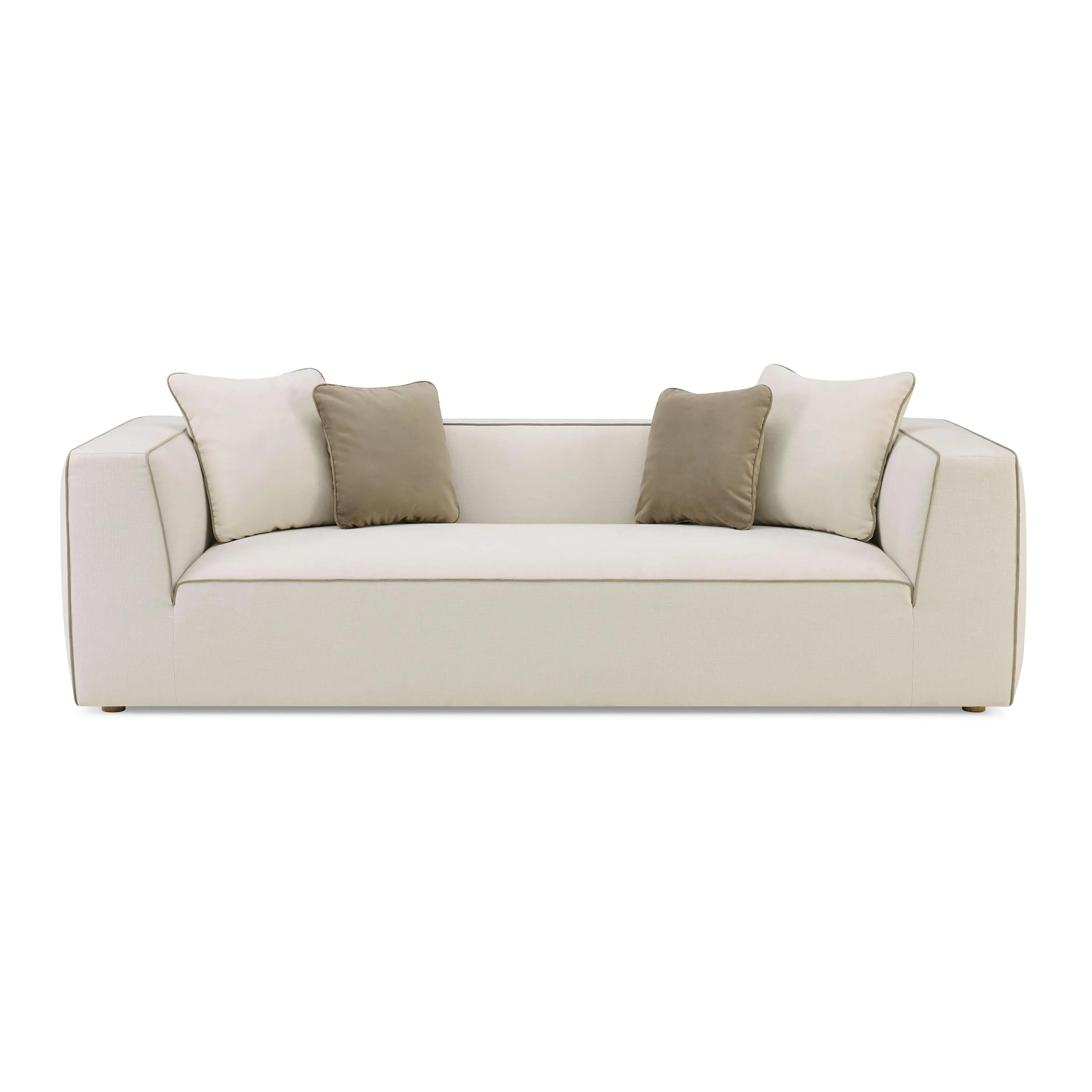 Tristine Cream Linen Sofa