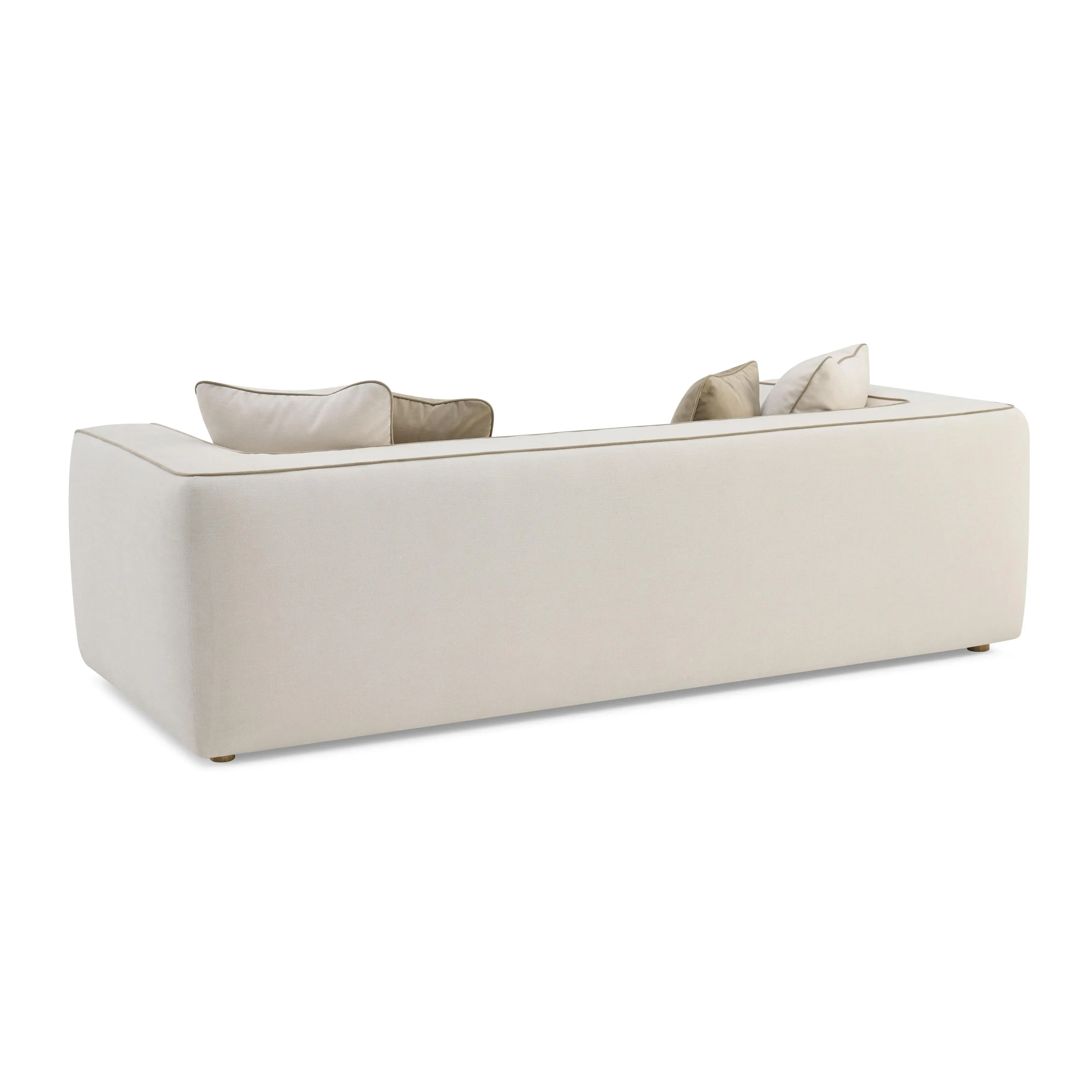 Tristine Cream Linen Sofa - Image 3
