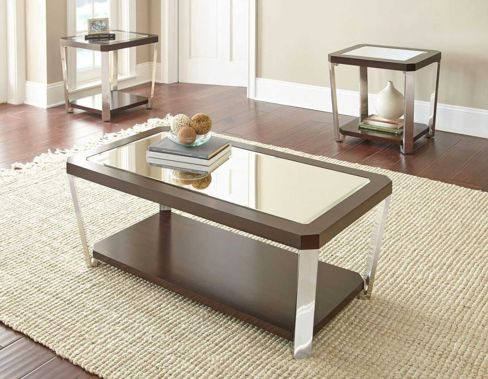 Truman Cocktail Table [stainless steel] - Image 2