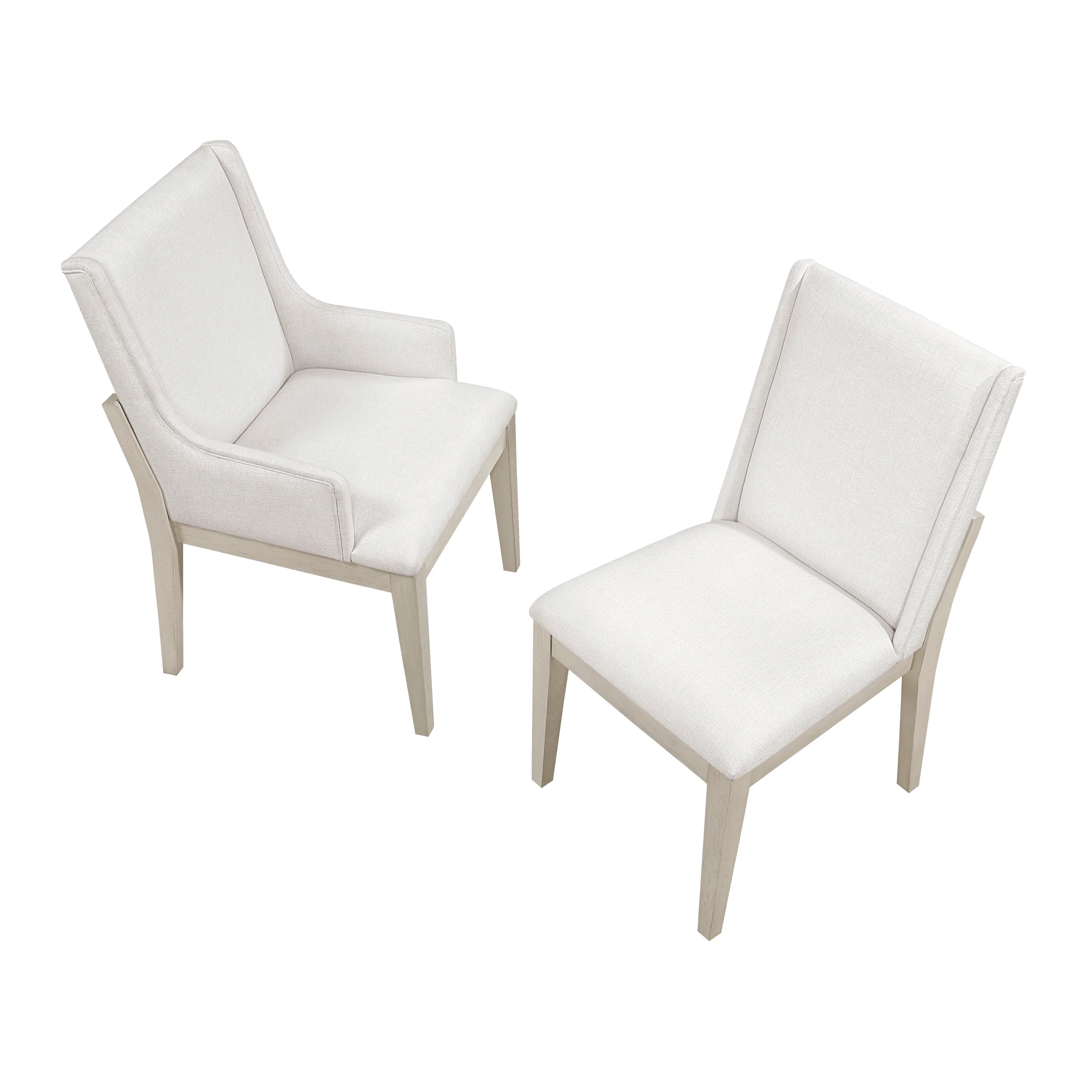 Tundra Antique White 5-Piece Dining Room Set - Image 9
