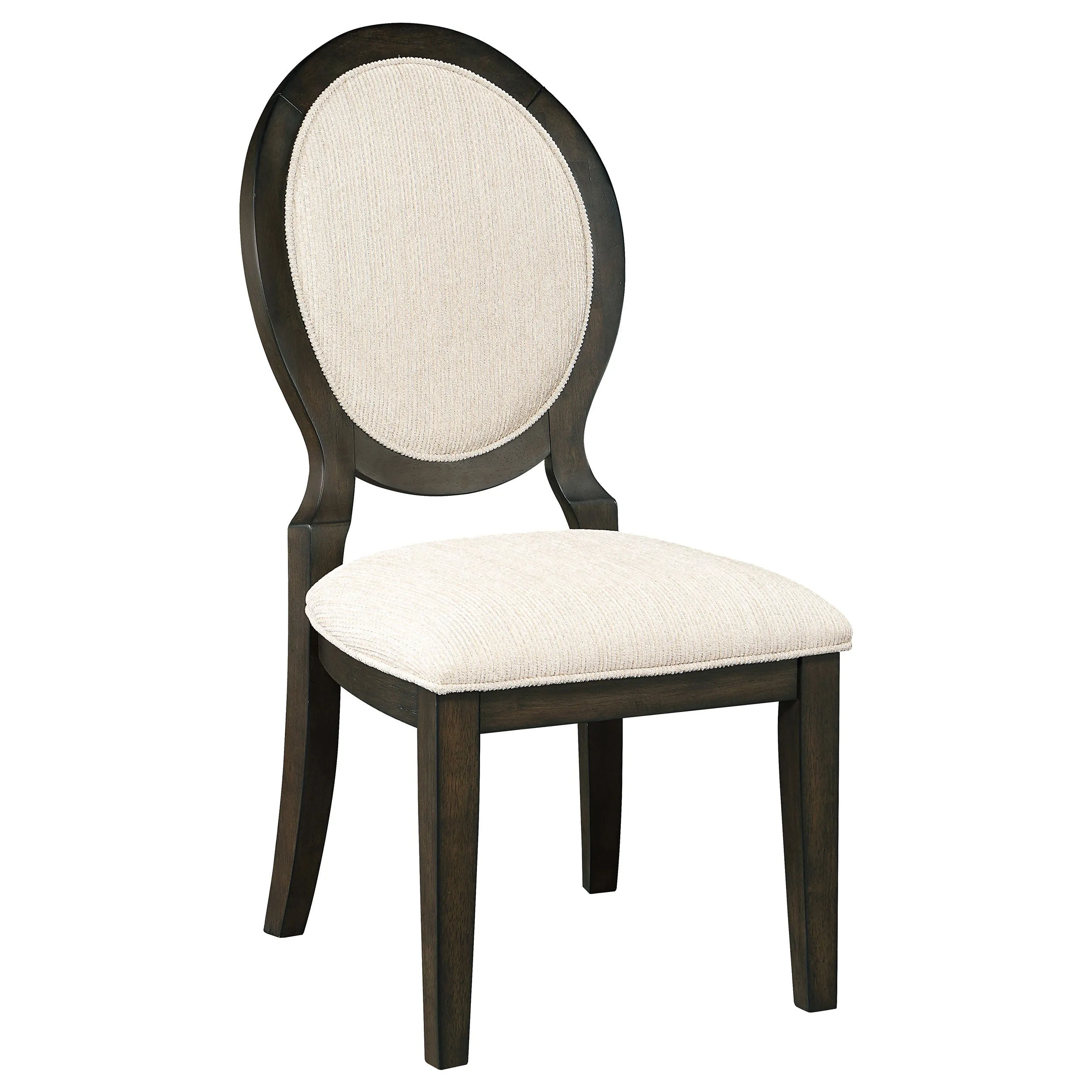 Twyla Dark Cocoa 7-piece Round Wood Dining Room Table Set - Image 6
