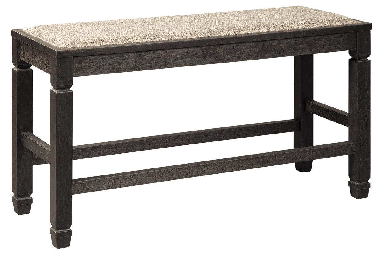 Tyler Creek Antique Black Counter Height Bench - Image 9