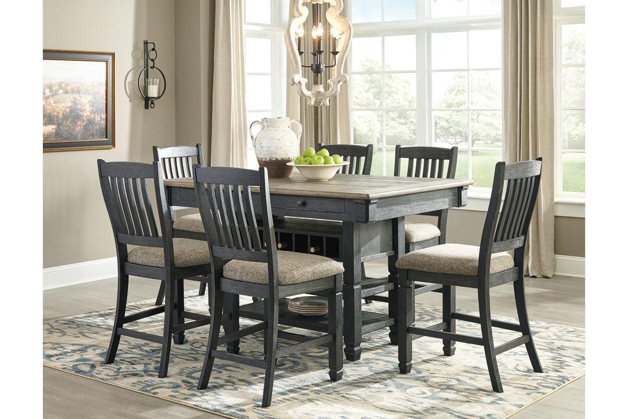 Tyler Creek Black/Gray Counter Height Dining Table - Image 4