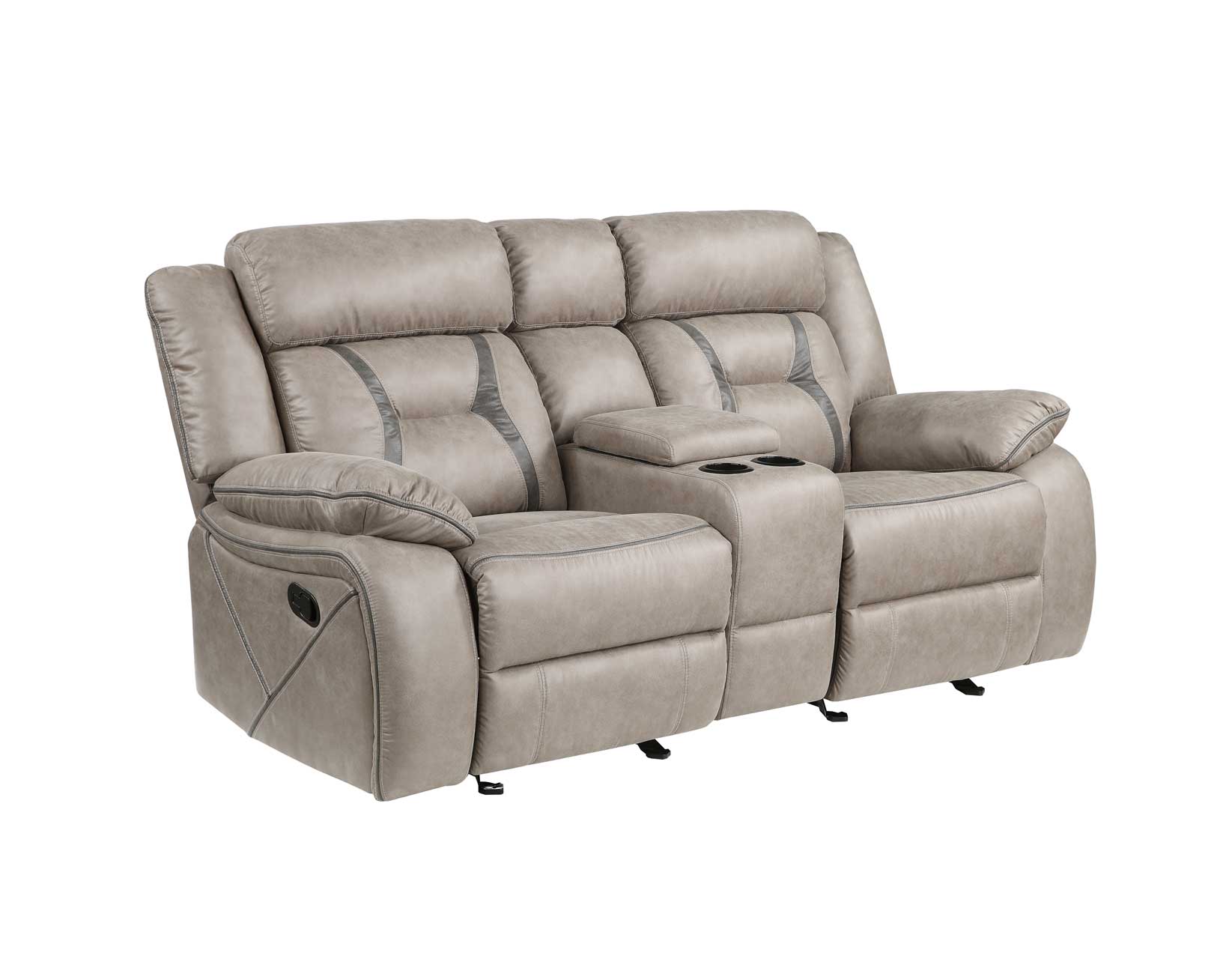 Tyson Gray/Dark Gray 3-Piece Manual Reclining Set - Image 16