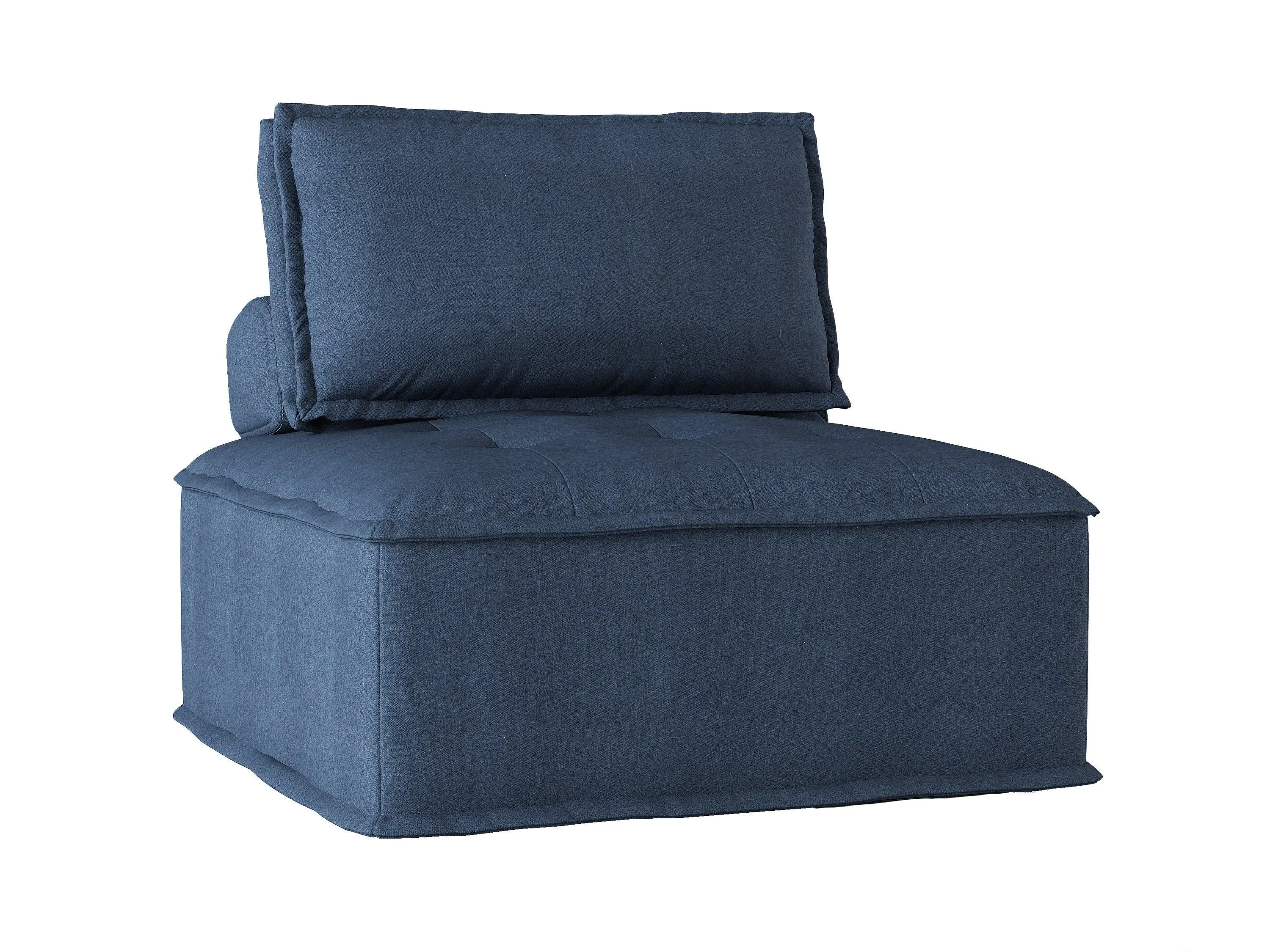 Ulrich Blue Modular Loveseat - Image 6