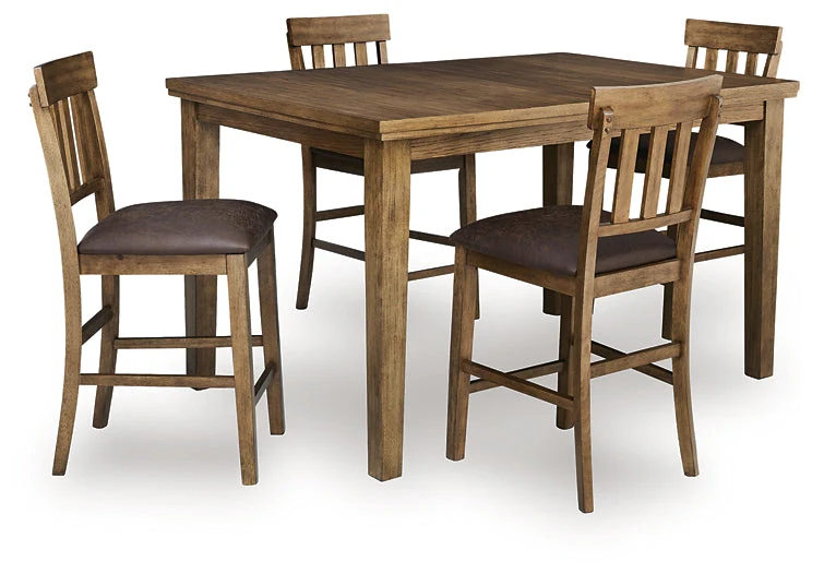 Urbinforte Counter Height Dining Table and 4 Barstools - Image 3