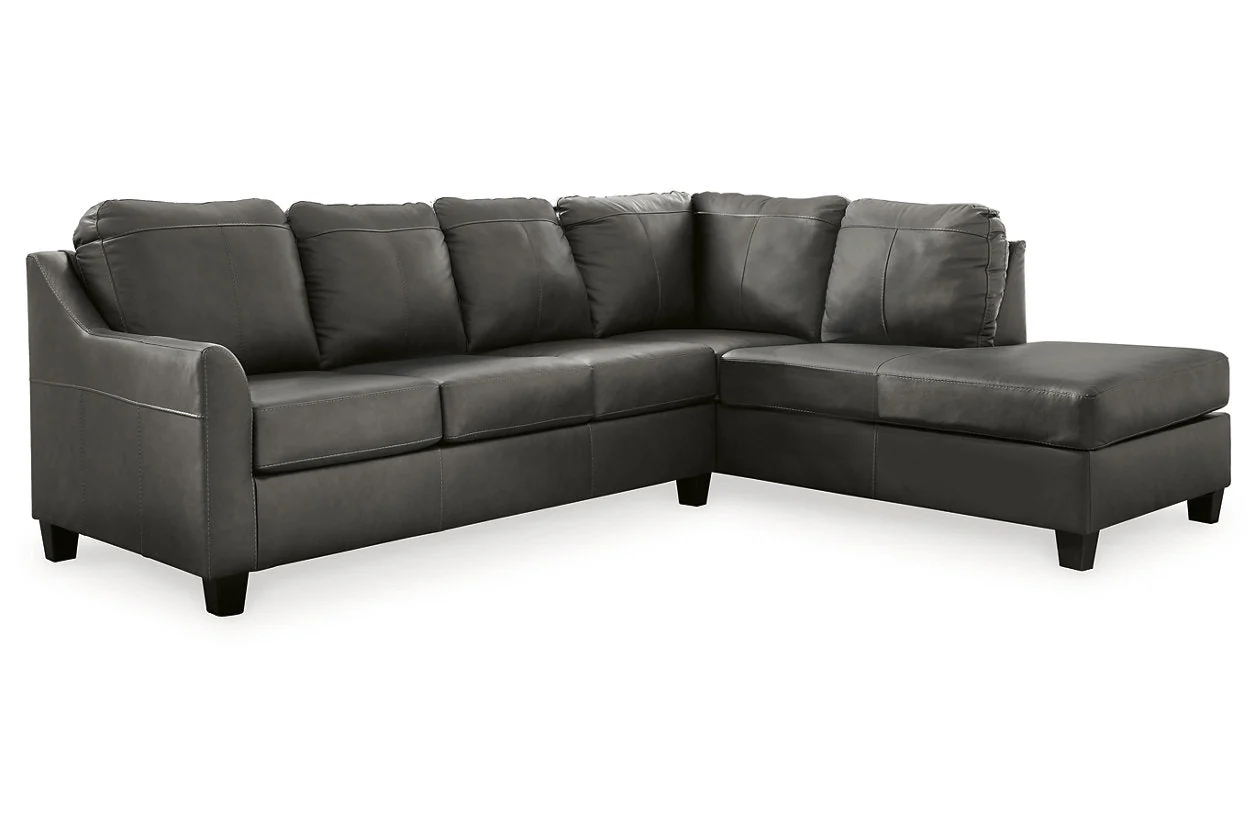Valderno 2-Piece RAF Sectional With Chaise In Fog - Image 3