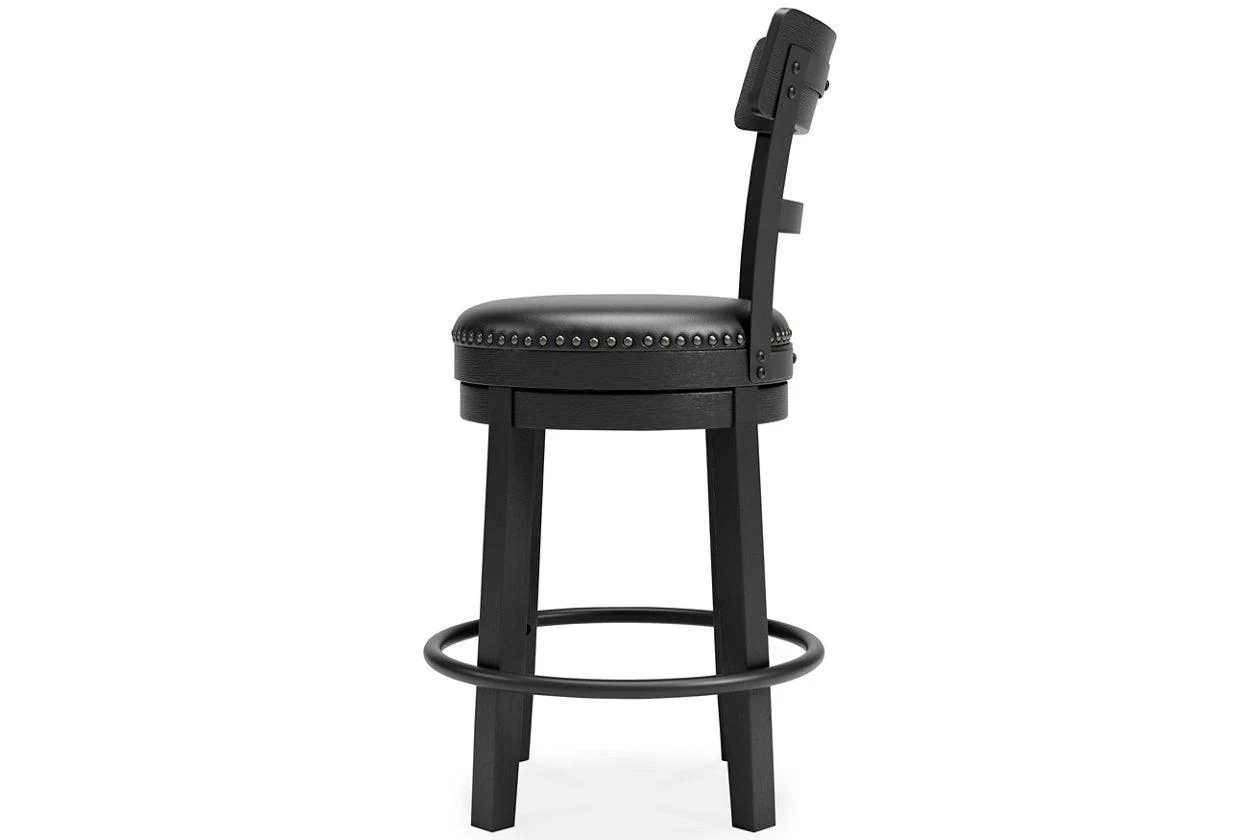 Valebeck Black Counter Height Barstool - Image 6