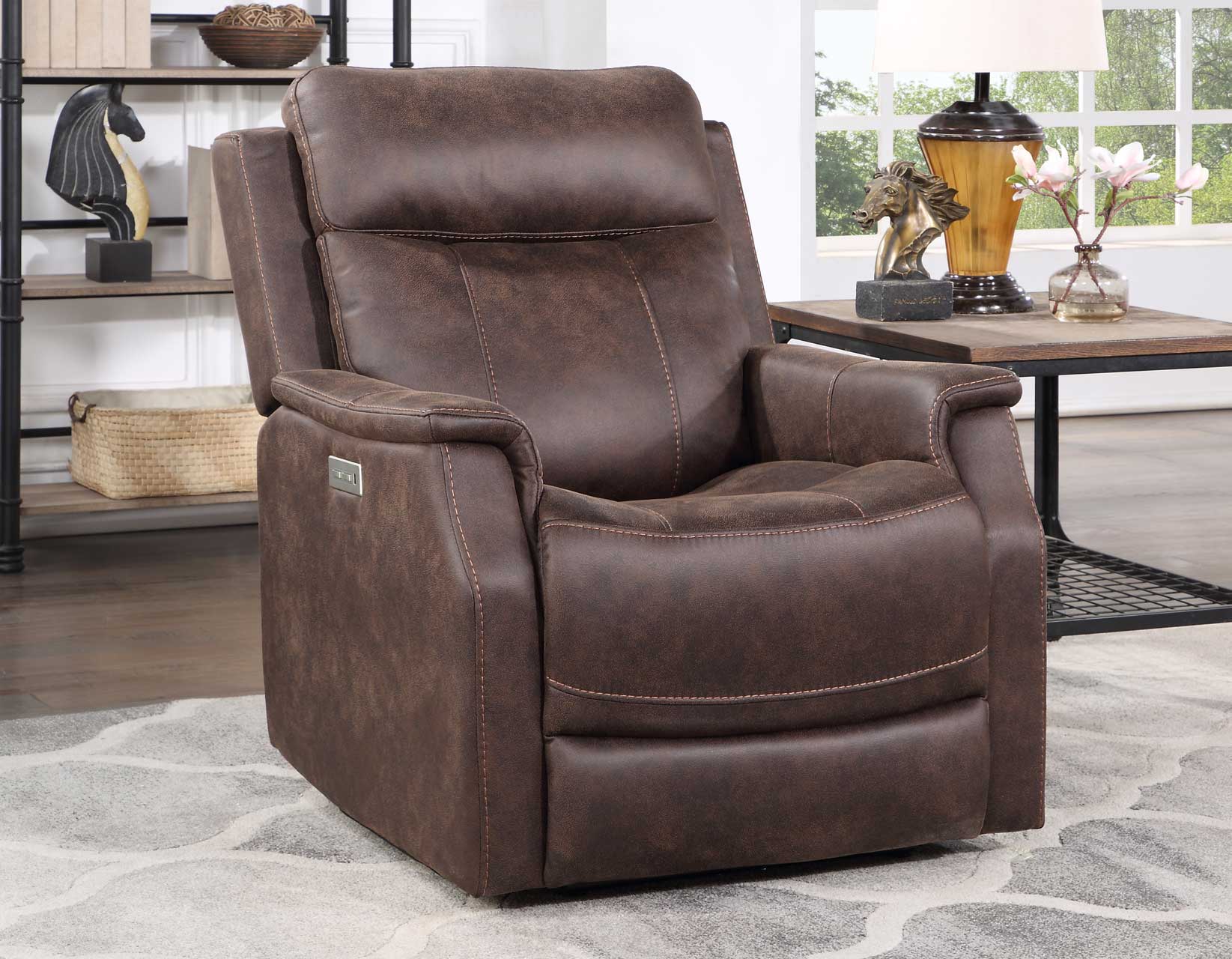 Valencia Walnut 3-Piece Dual Power Reclining Set - Image 6